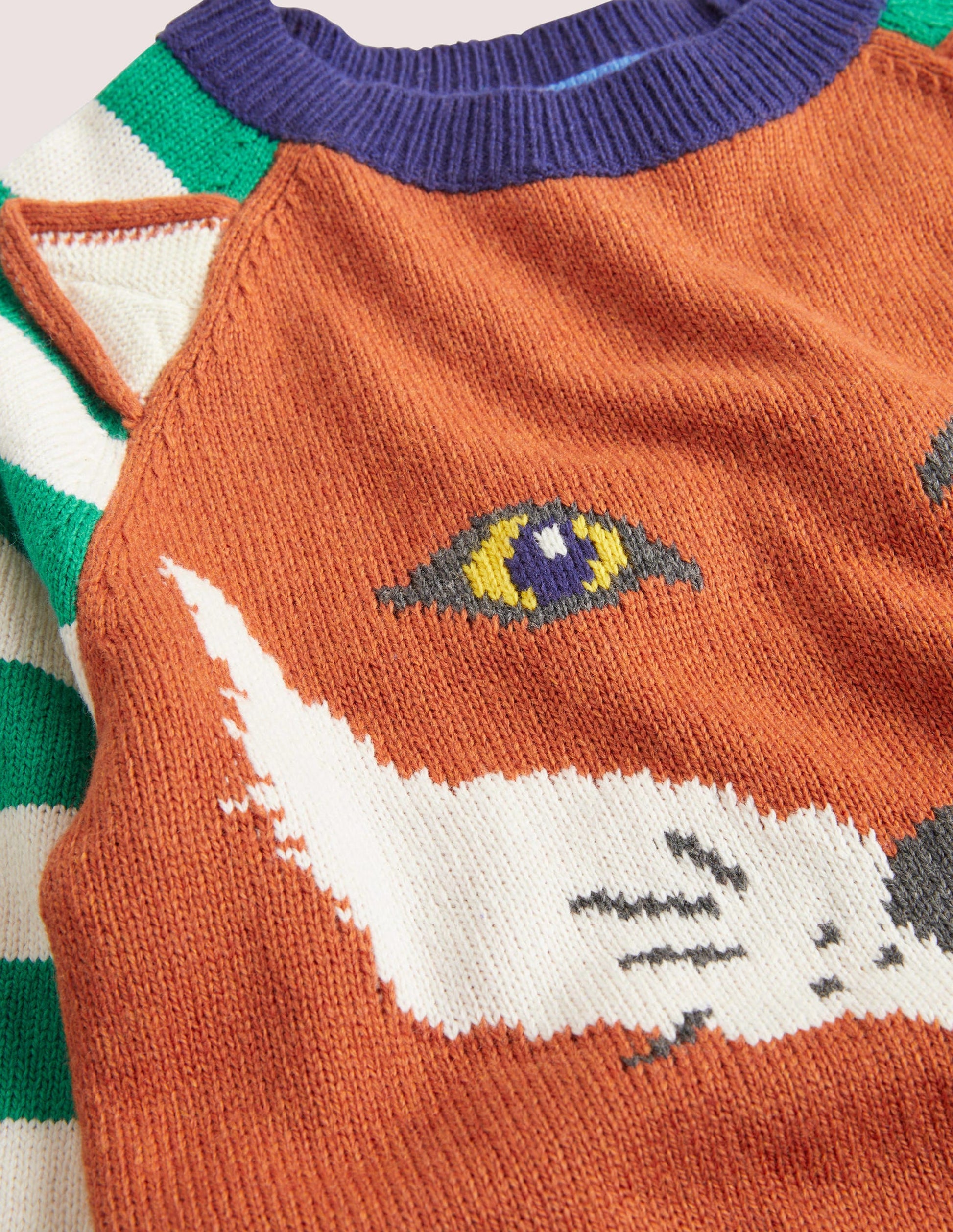 Hotchpotch Logo Jumper-Rust Orange Fox-3