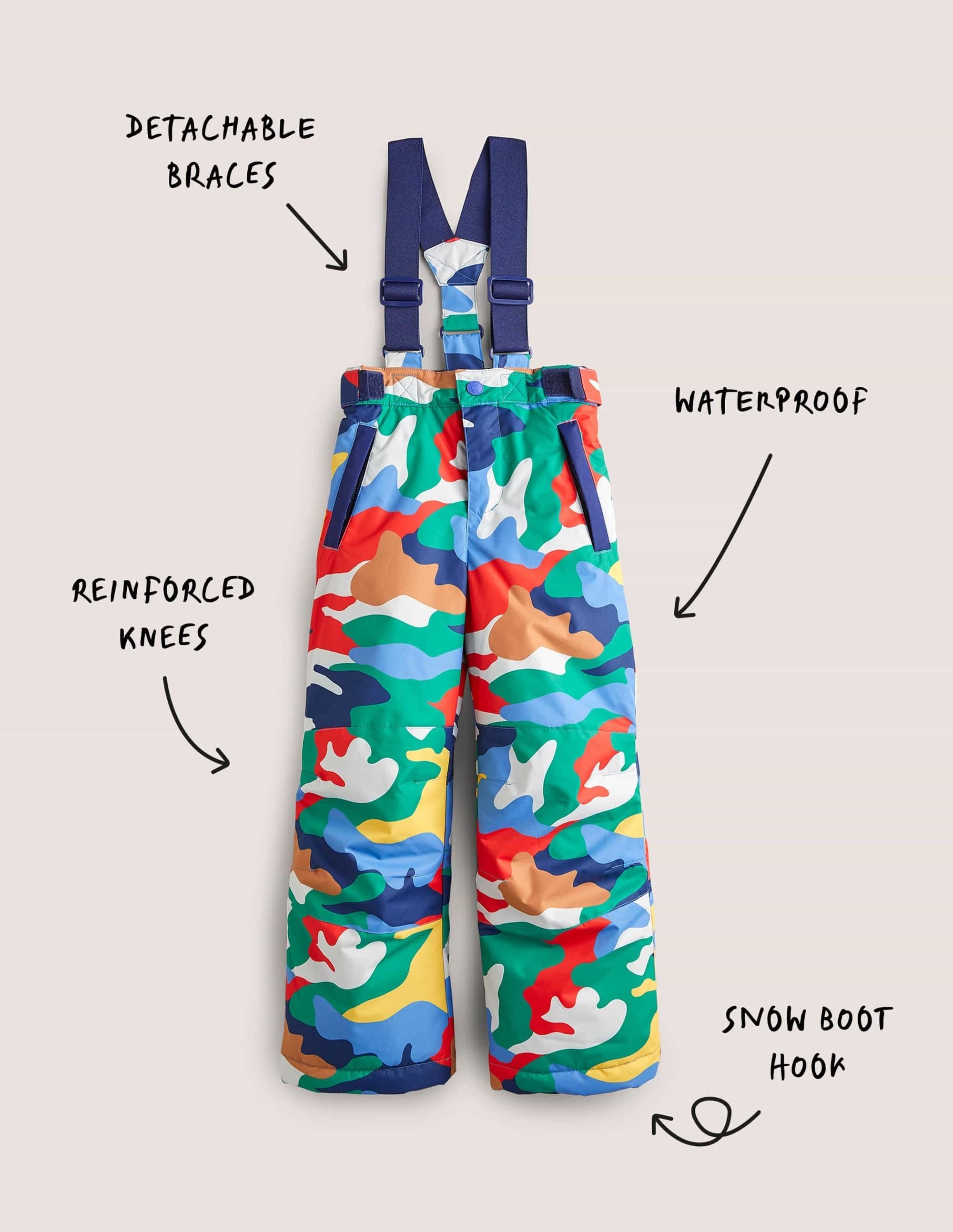 All-weather Waterproof Trouser-Multi Camo - Image 4