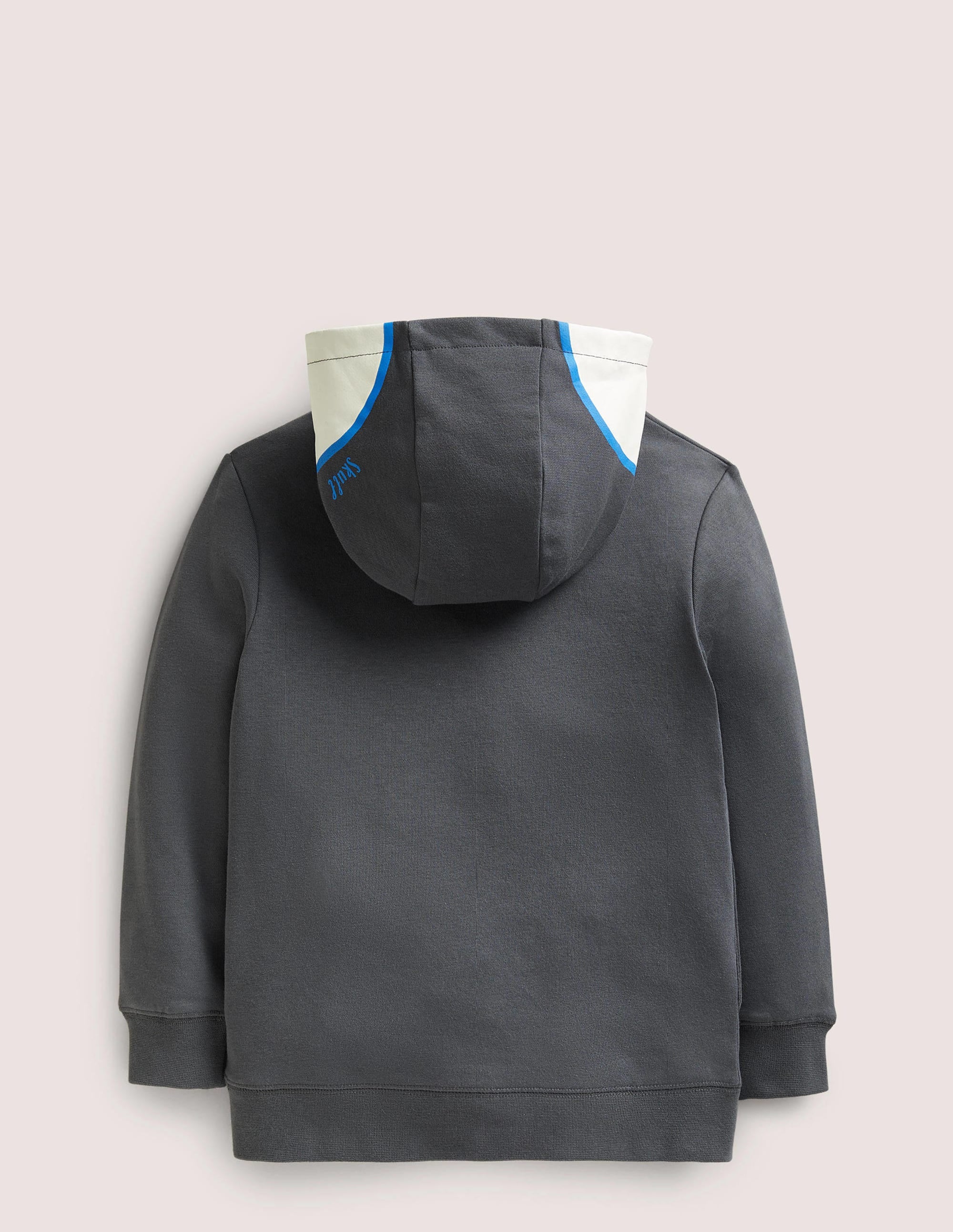 Halloween Glow Skeleton Hoodie-Smoke Grey Glowing Skeleton - Image 2