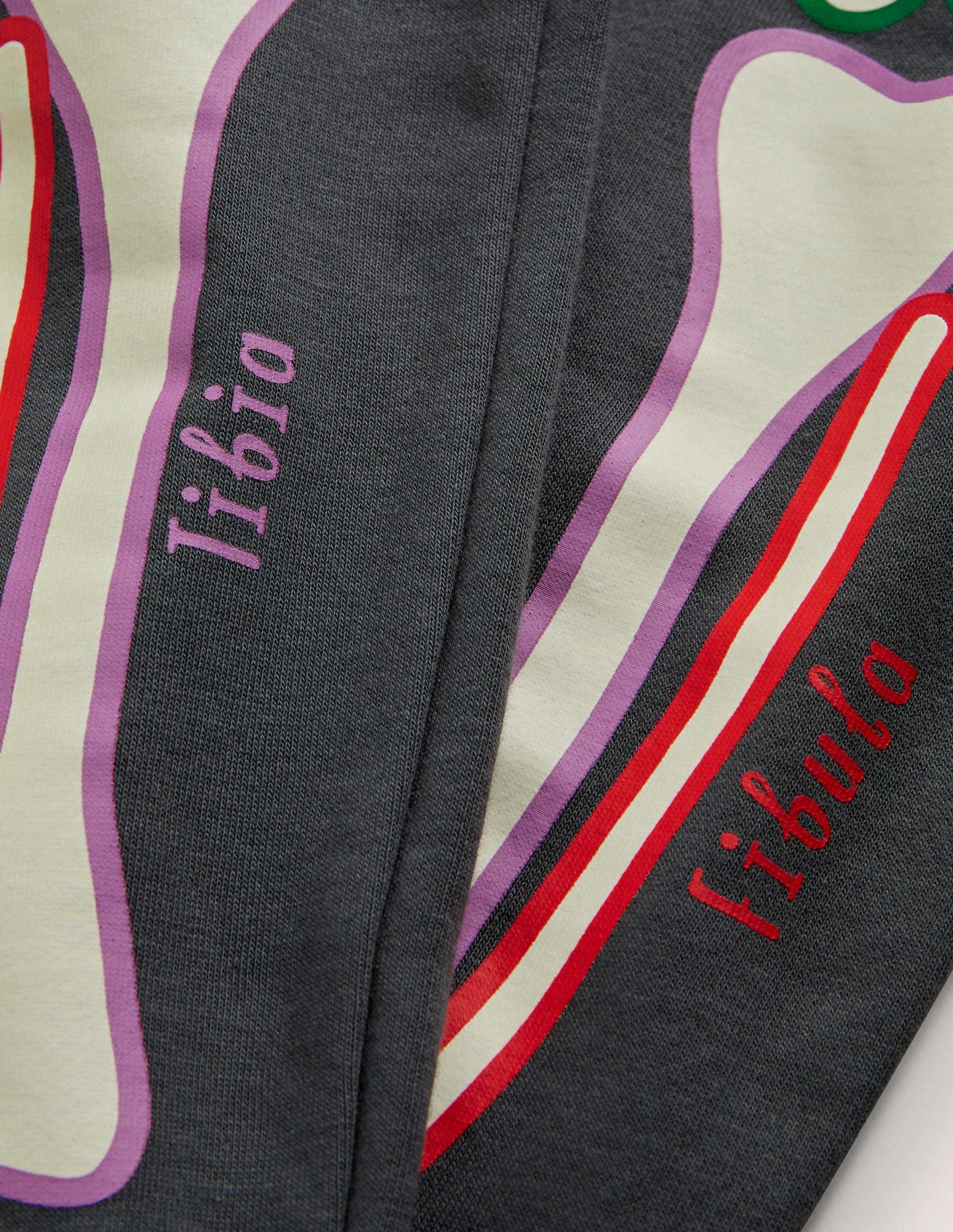 Halloween Skeleton Joggers-Smoke Grey Skeleton