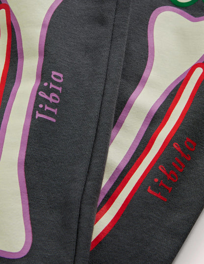 Halloween Skeleton Joggers-Smoke Grey Skeleton-3