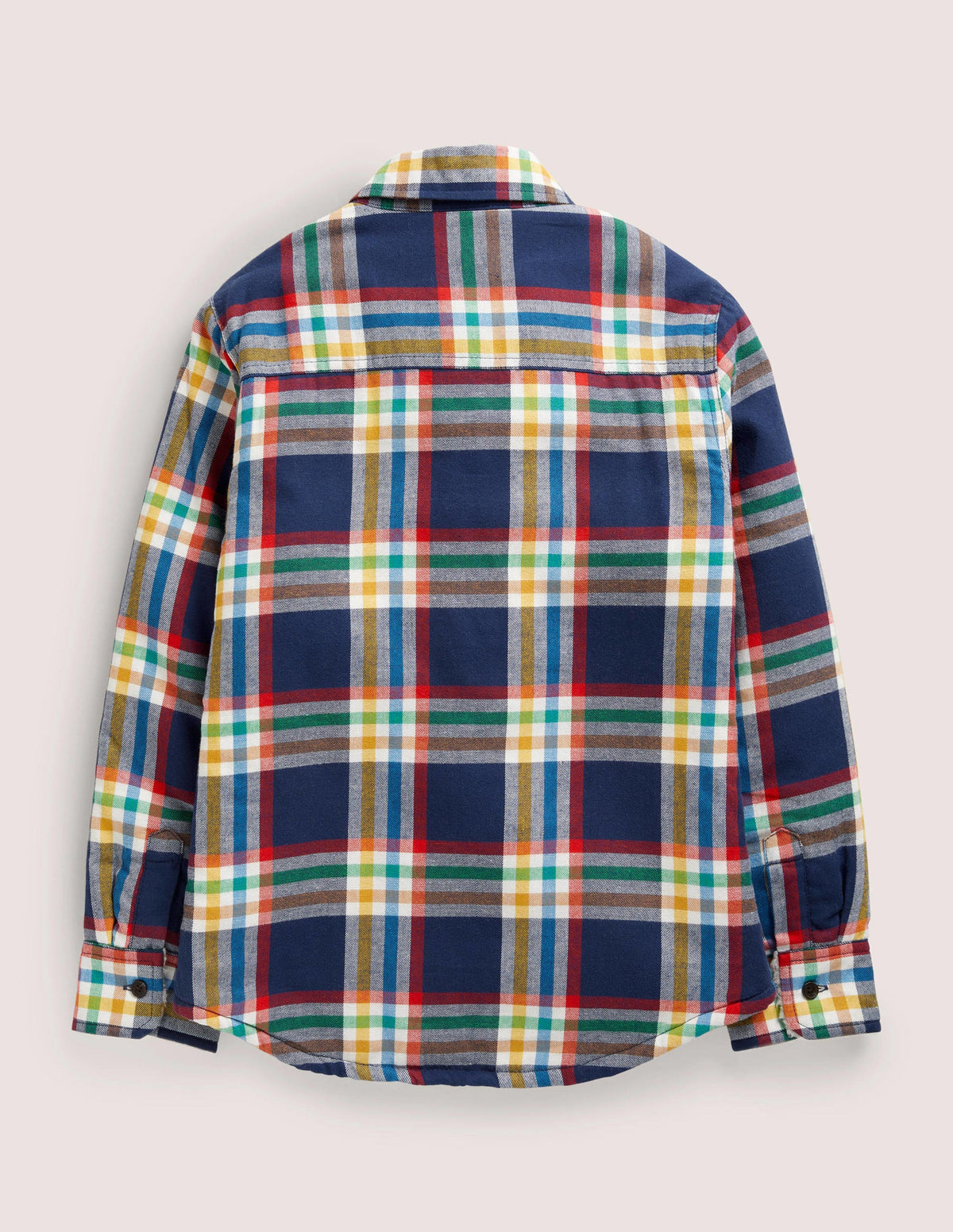 Sherpa-Lined Shacket-Starboard Blue Rainbow Check-2