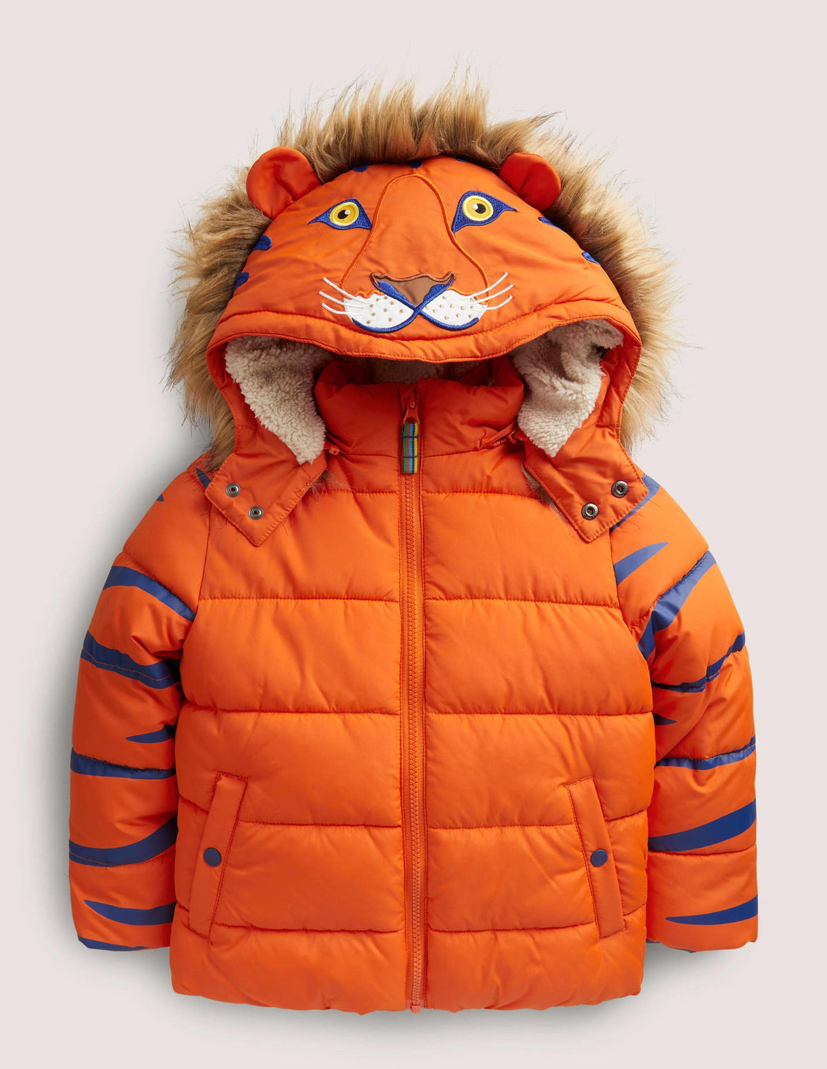 Fun Padded Jacket-Mandarin Orange Tiger - Image 1