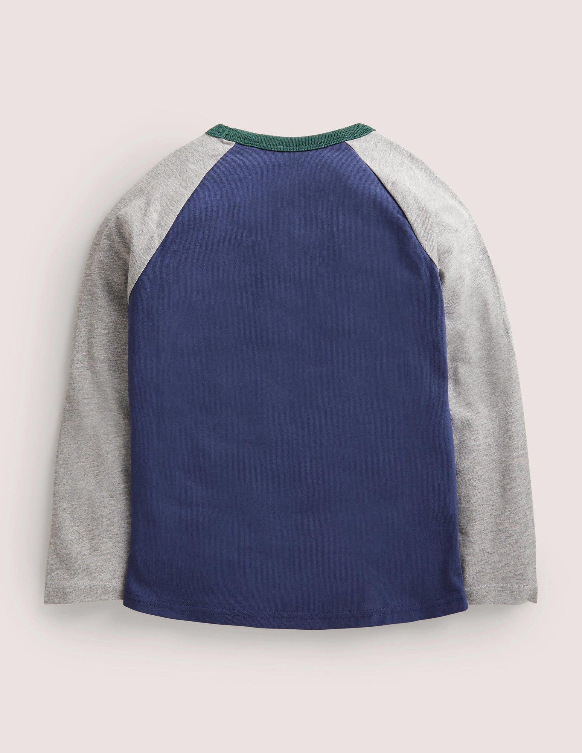 Festive Raglan T-shirt-College Navy Rockin' Robin-2