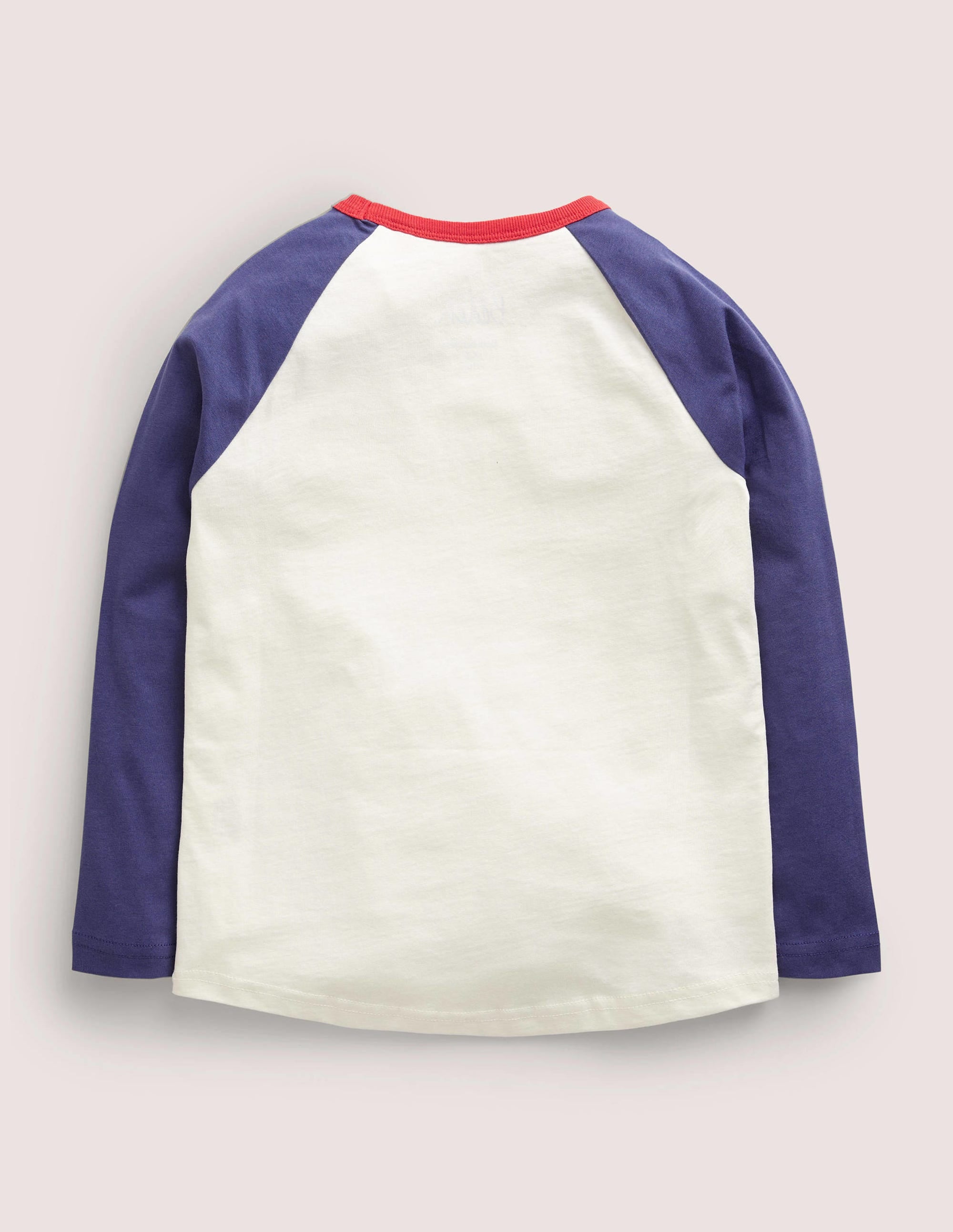 Festive Raglan T-shirt-Ivory Sledgehog - Image 2