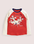 Educational GITD Logo T-shirt-Rockabilly Red Drone