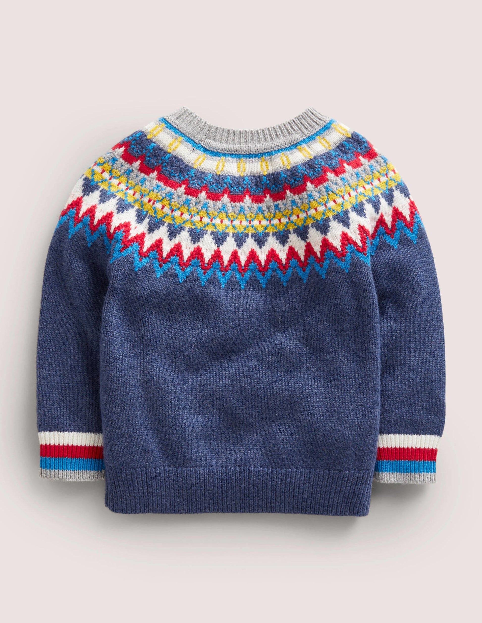 Classic Fair Isle Jumper-College Navy, Multi Fair Isle-2