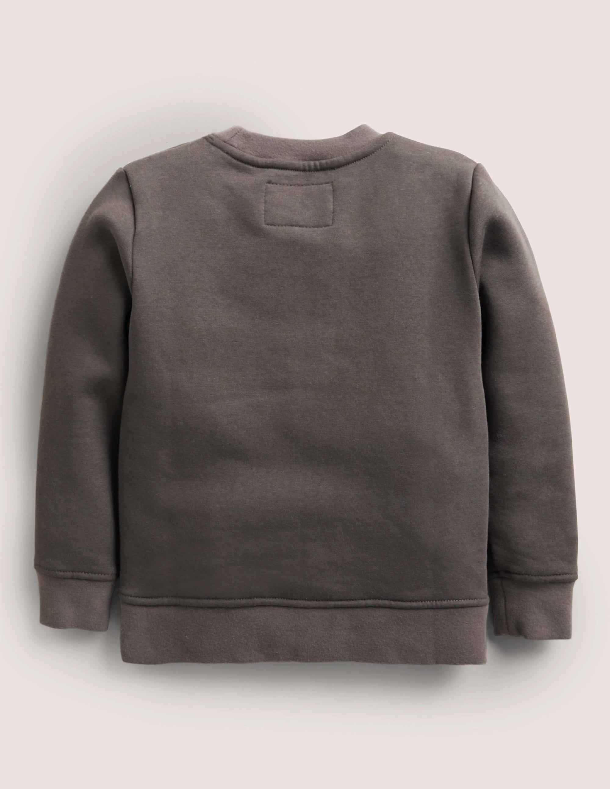 Owl Appliqué Sweatshirt-Smoke Grey Owl - Image 2