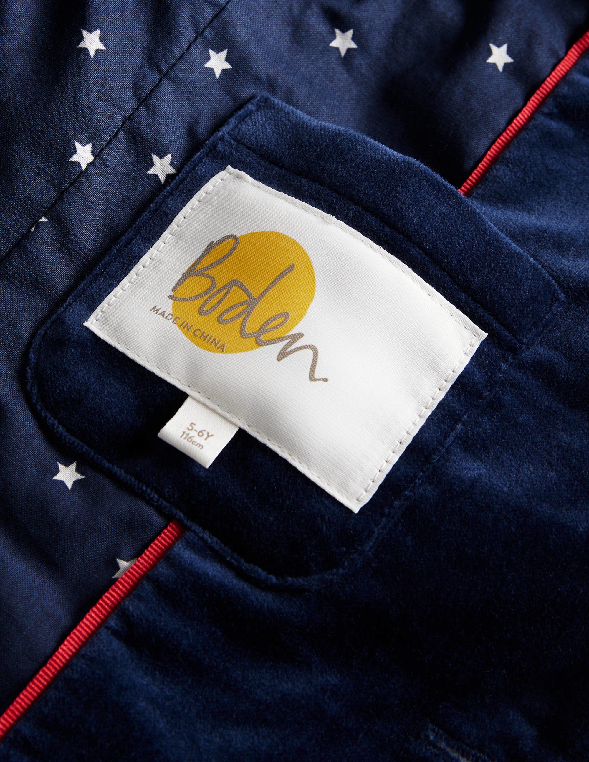 Navy Velvet Christmas Party Blazer-College Navy Velvet - Image 4