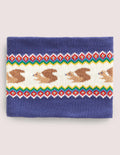 Cosy Fair Isle Snood-Navy