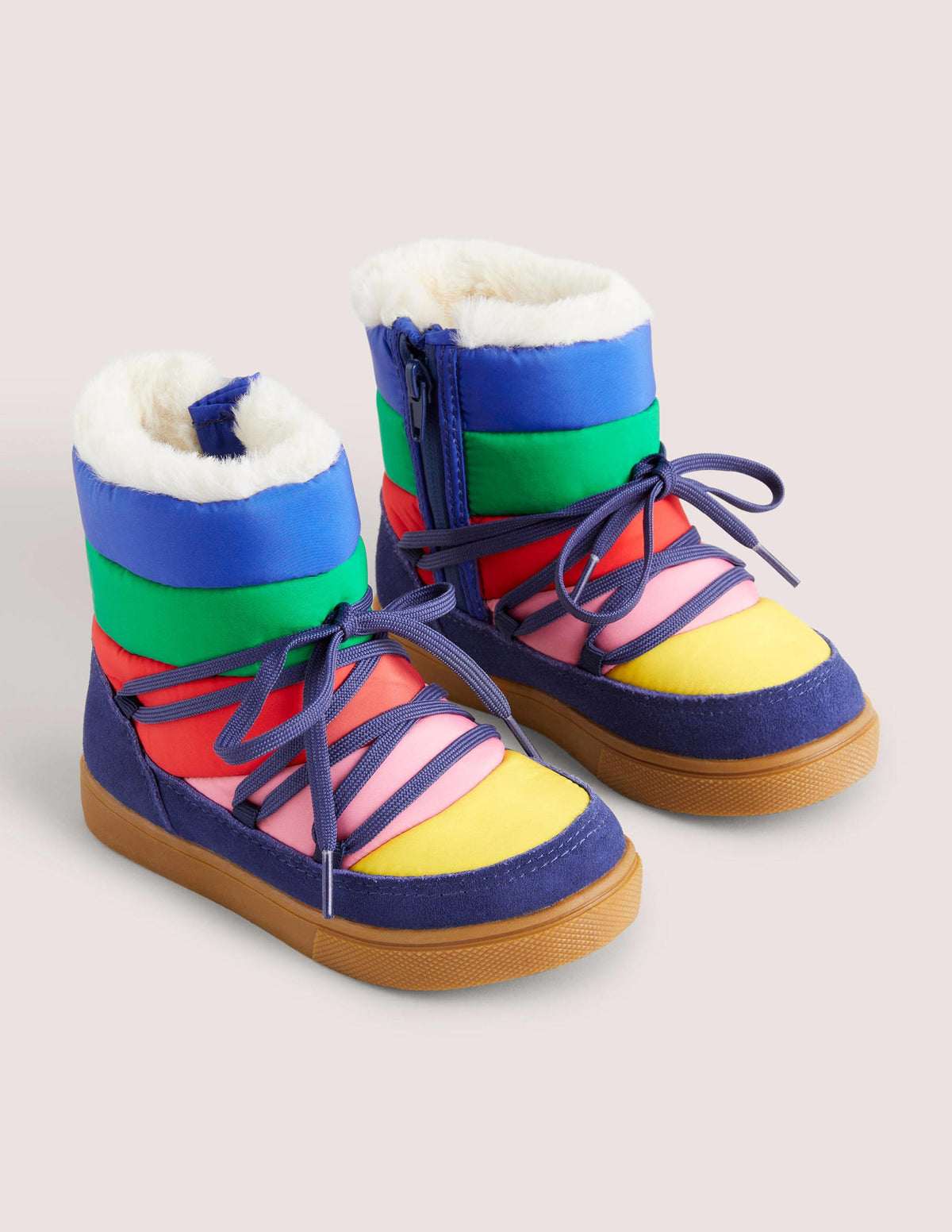Colourblock Snow Boot-Multi-2