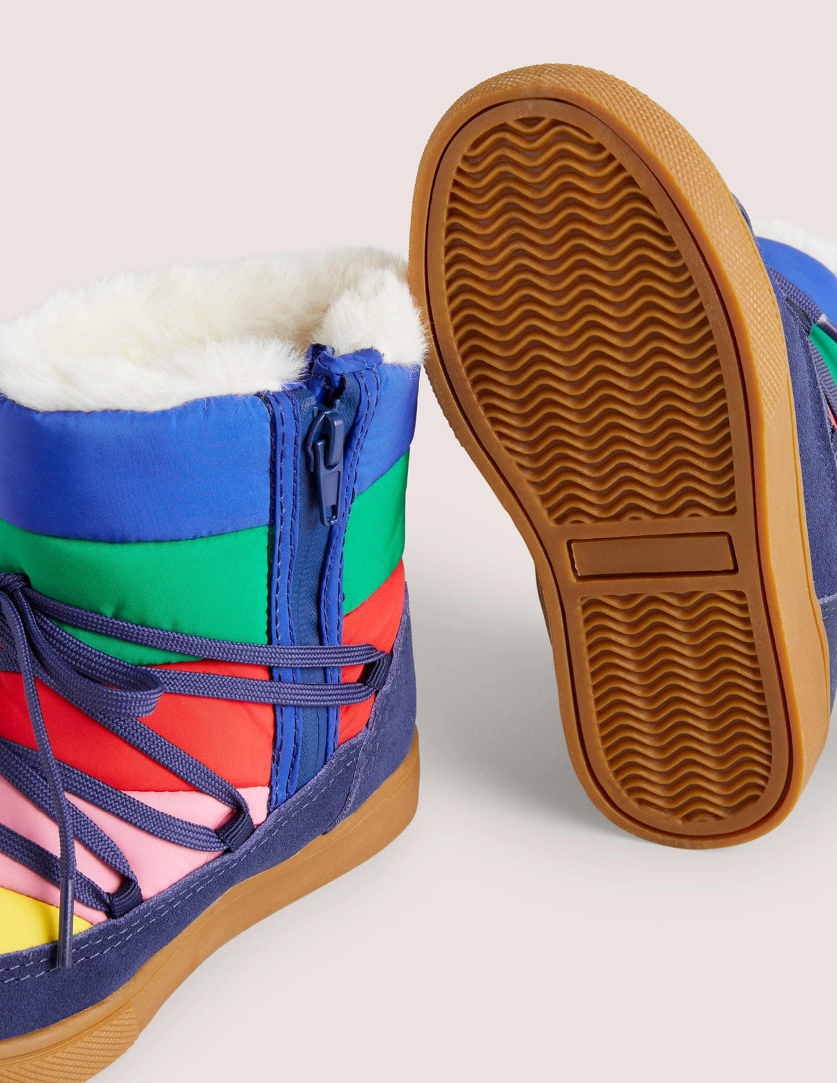 Colourblock Snow Boot-Multi - Image 3