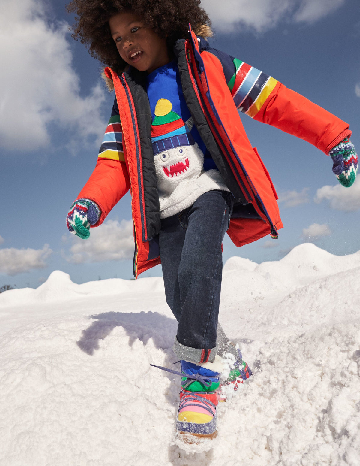 Colourblock Snow Boot-Multi-5
