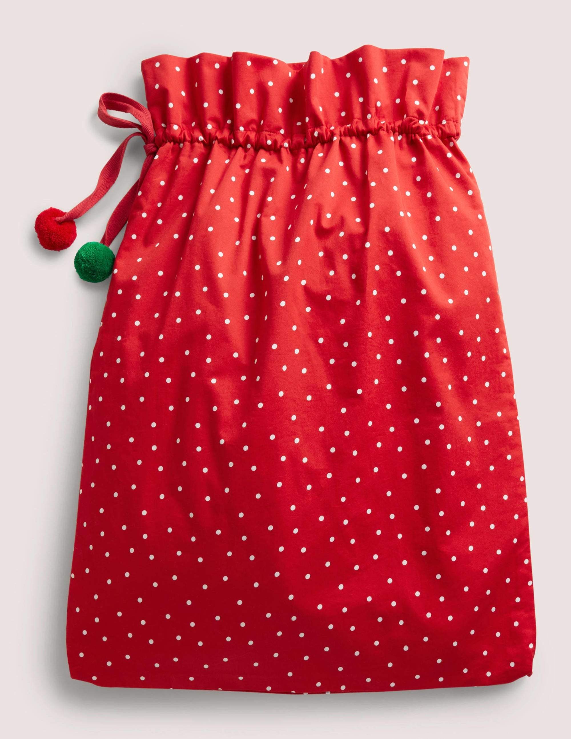 Red Snowman Christmas Sack-Red Snowman - Image 2