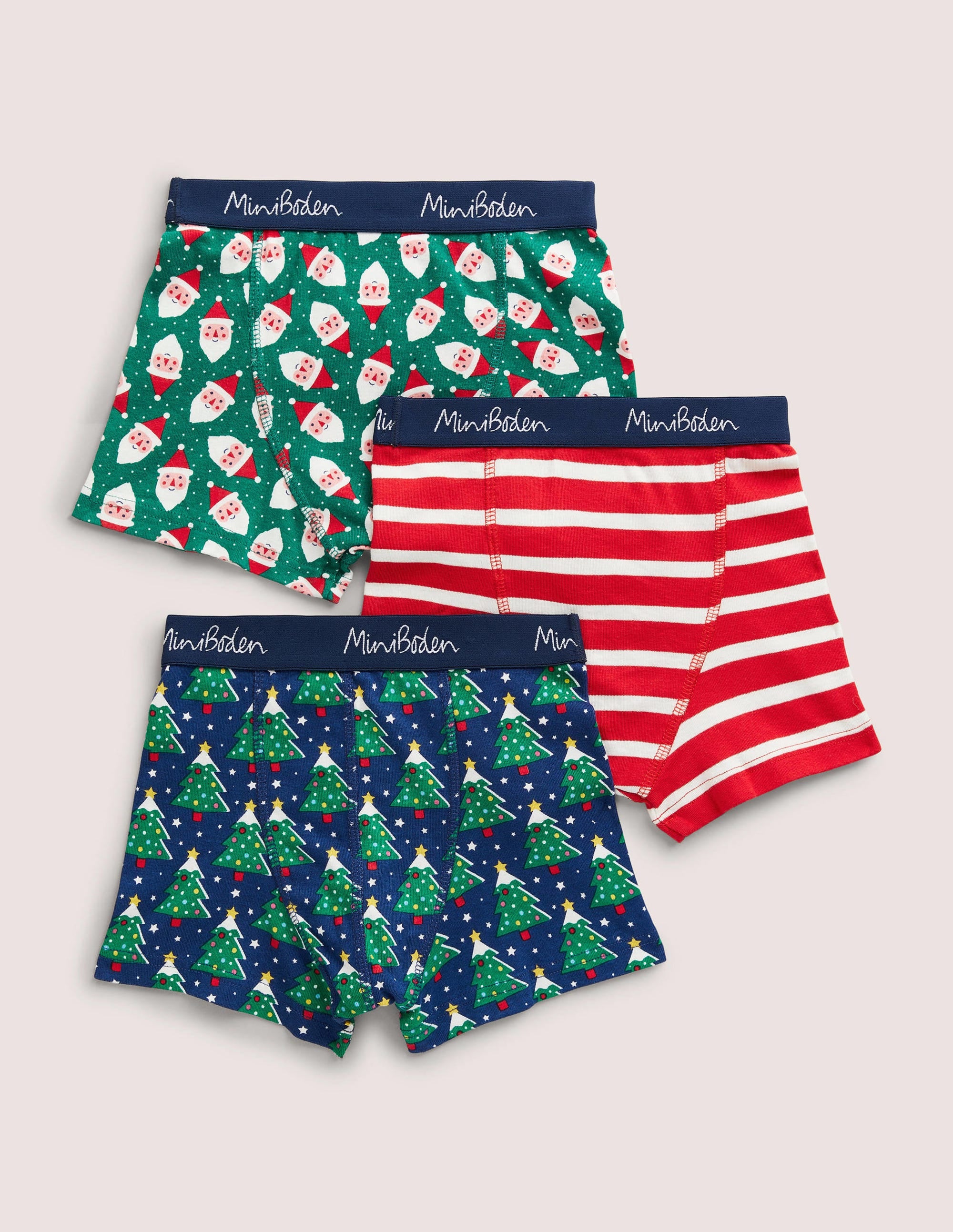 Christmas Boxers 3 Pack-Multi - Image 1
