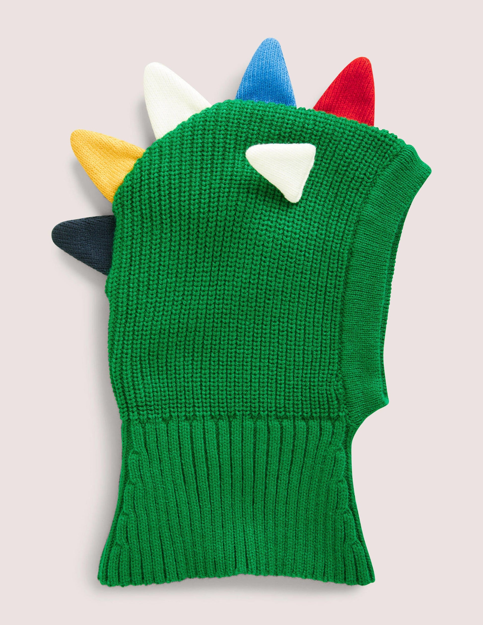 Knitted Hat-Green Dinosaur-1