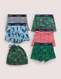 Boxers 5 Pack-Highland Green Dragon