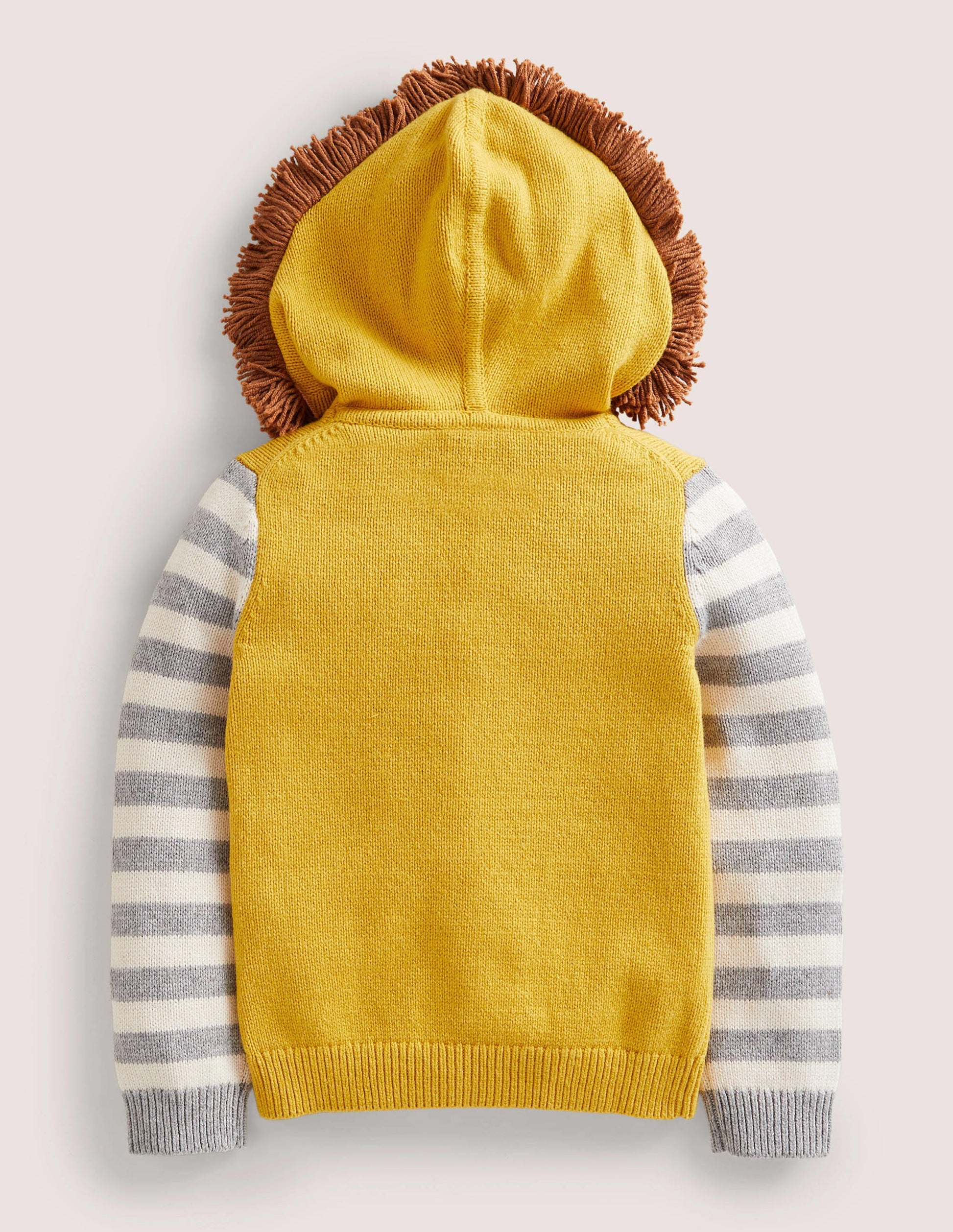 Lion Novelty Hoodie-Honeycomb Yellow Lion-2