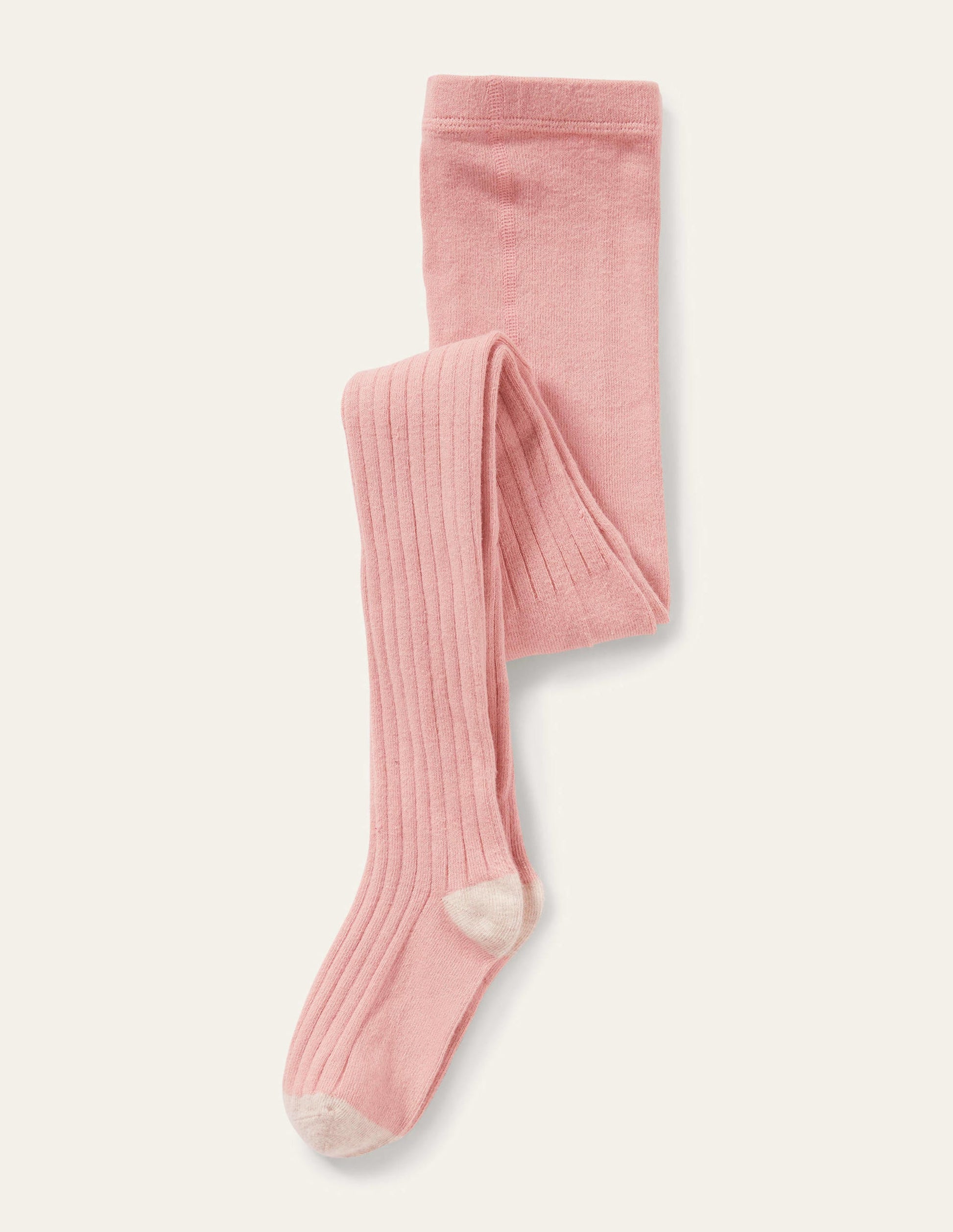 Ribbed Tights-Chalky Pink-1