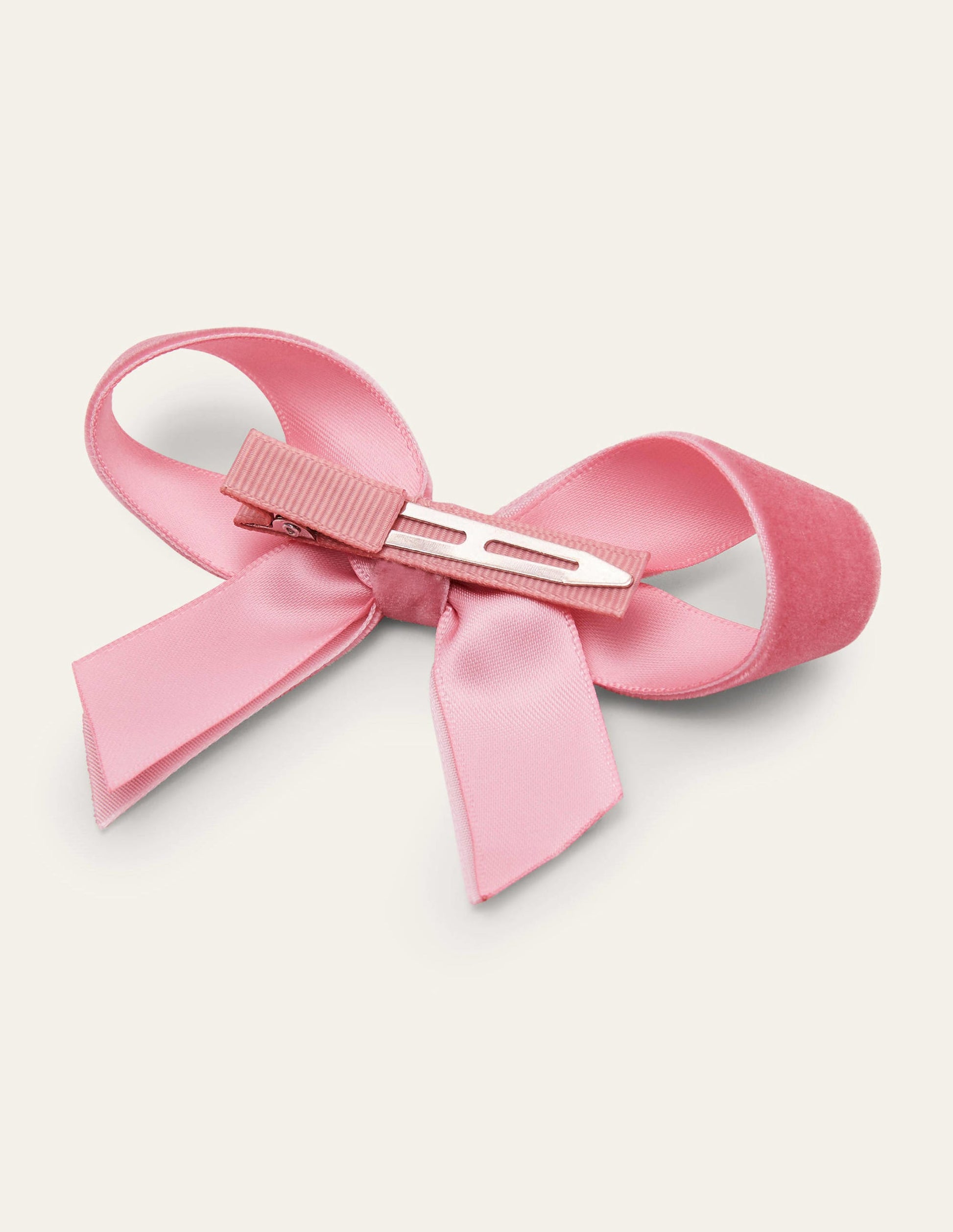 Large Bow Hair Clip-Boto Pink-2