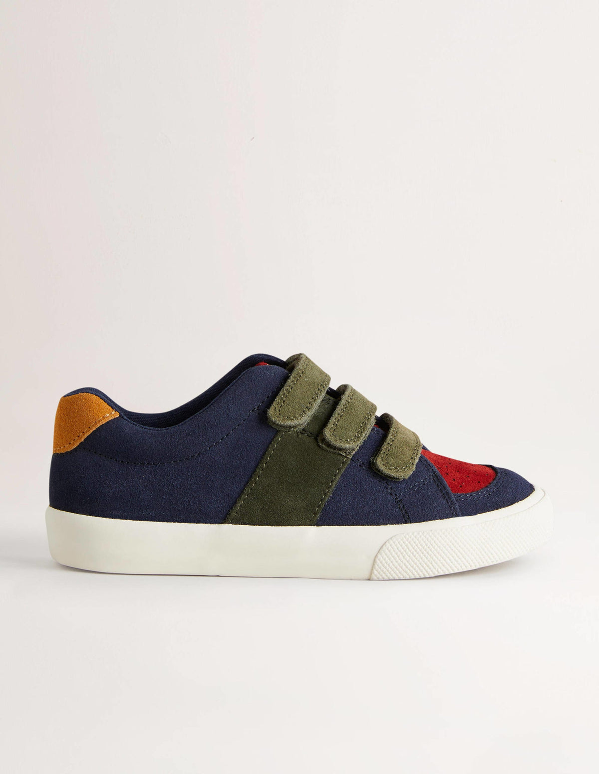 Leather Low Tops-Multi Colourblock - Image 1