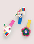 Hair Clips 3 Pack-Multi Unicorn