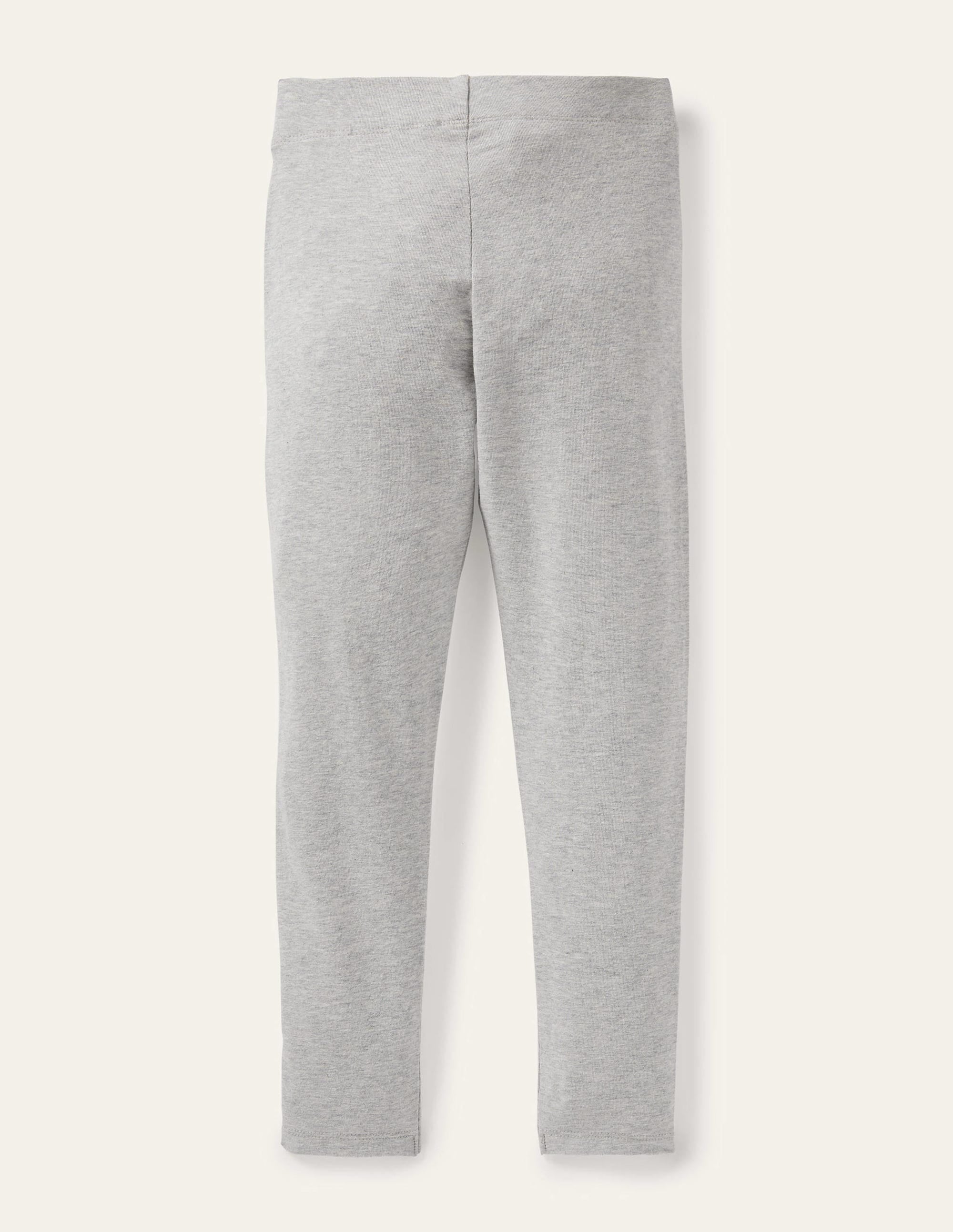 Plain Leggings-Grey Marl - Image 1