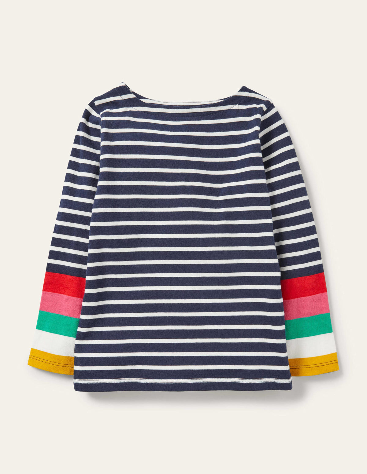 Fun Breton-Ivory/Starboard Navy Rainbow - Image 2