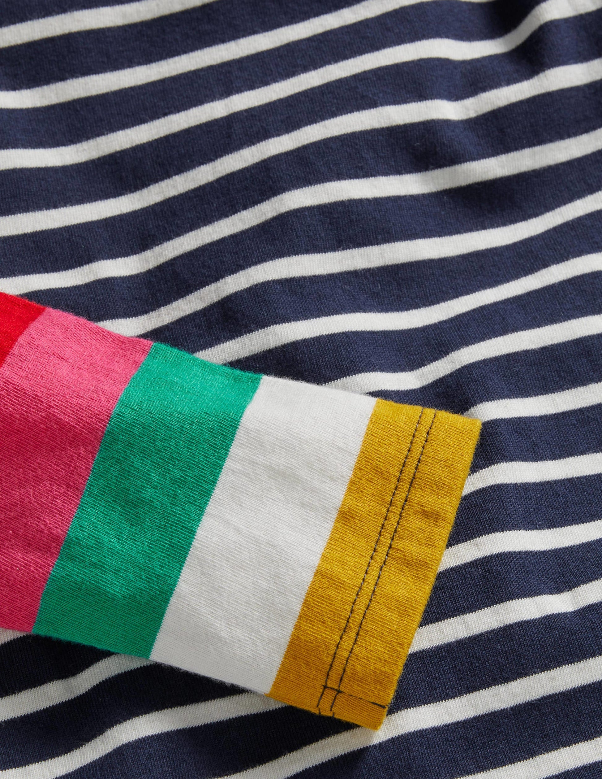 Fun Breton-Ivory/Starboard Navy Rainbow-3