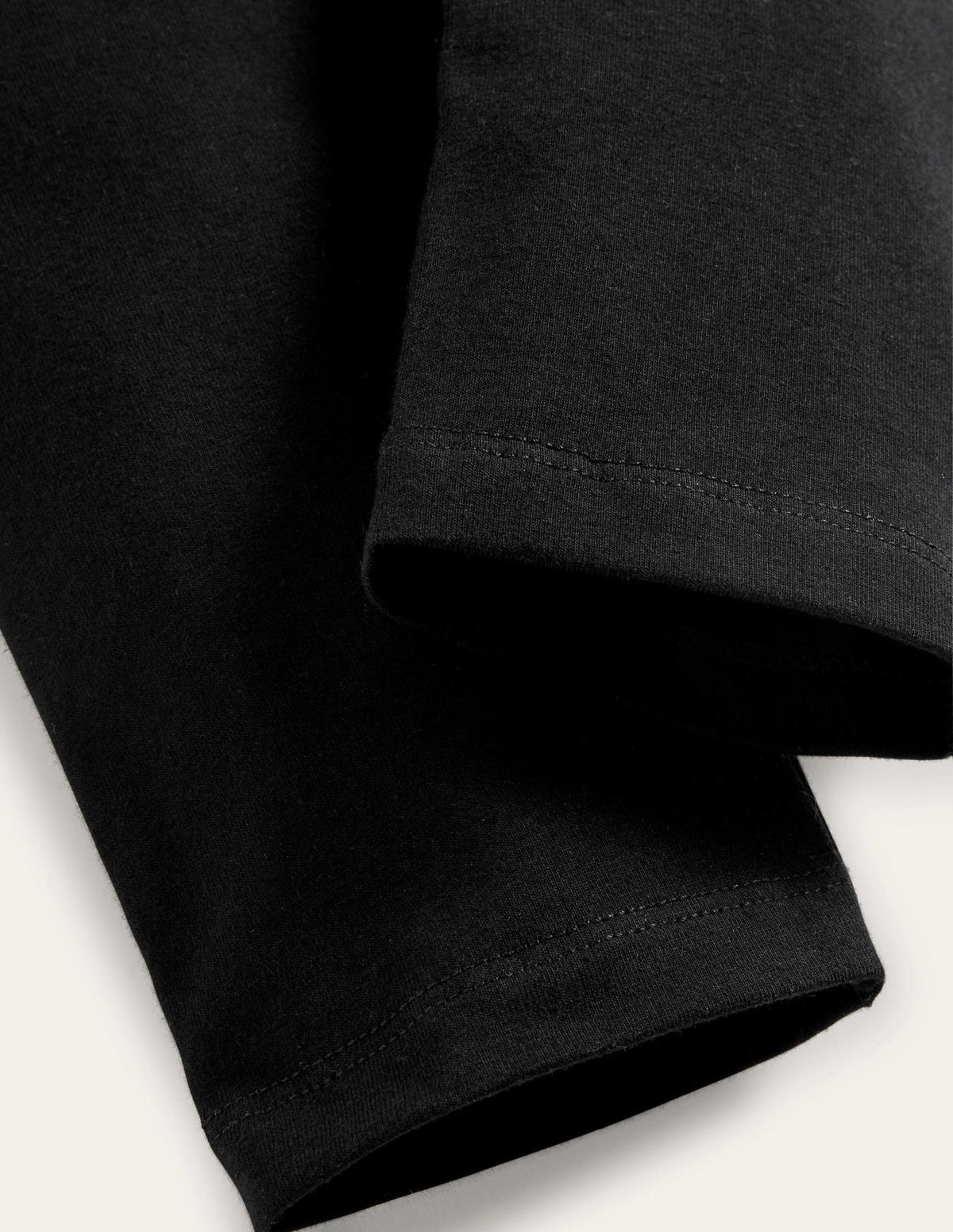 Plain Cropped Leggings-Black - Image 3