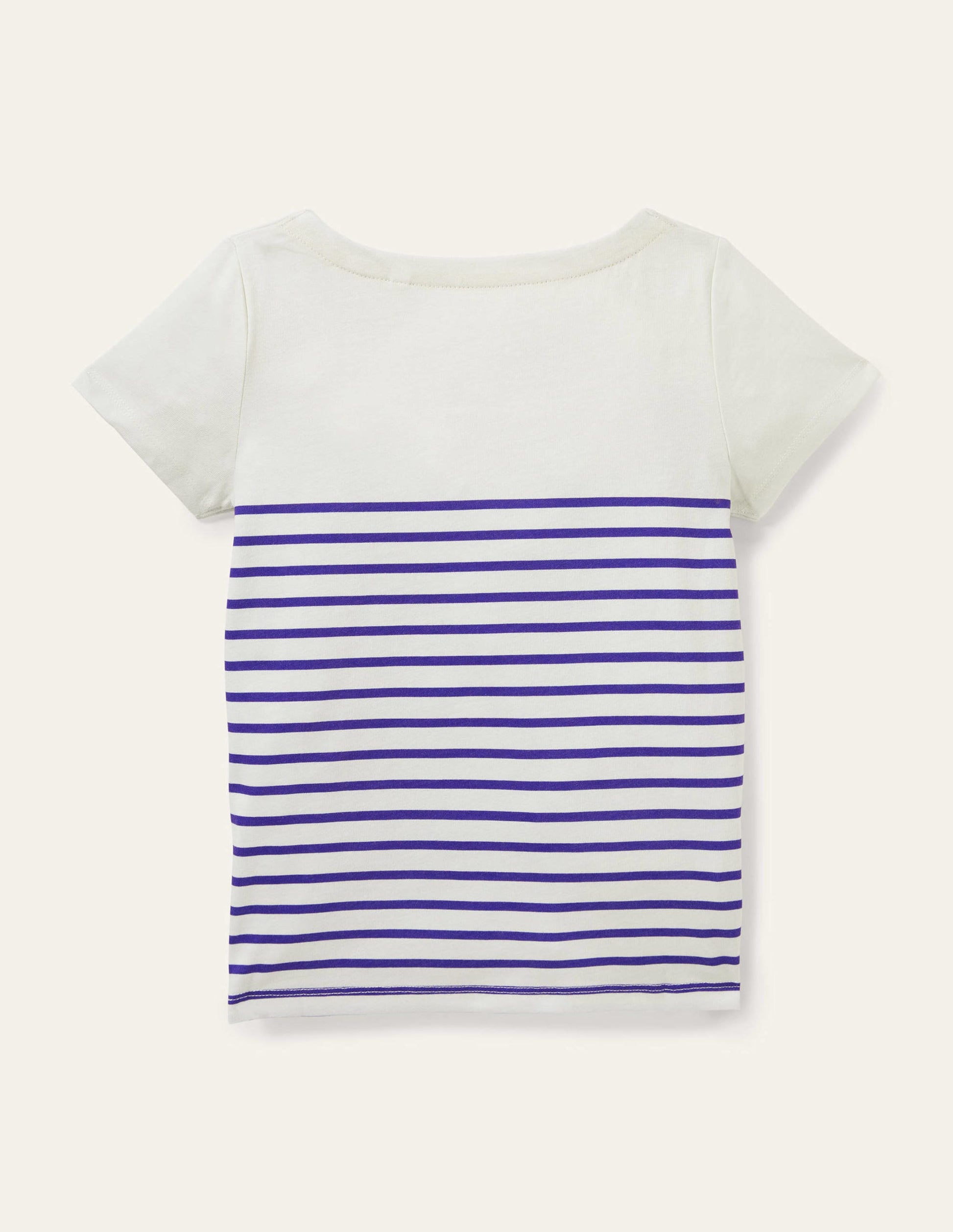 Short-sleeved Breton-Ric Rac Placement Breton-2