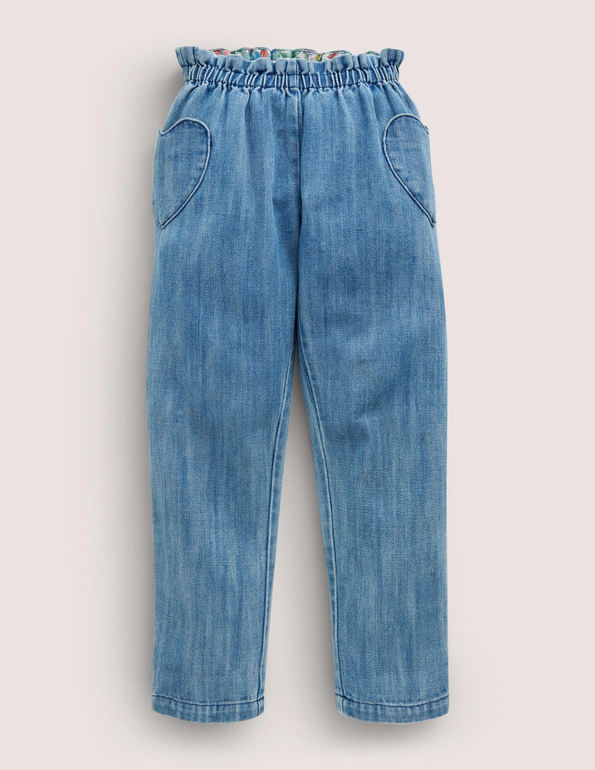 Pull-on Trousers-Mid Vintage Denim - Image 2