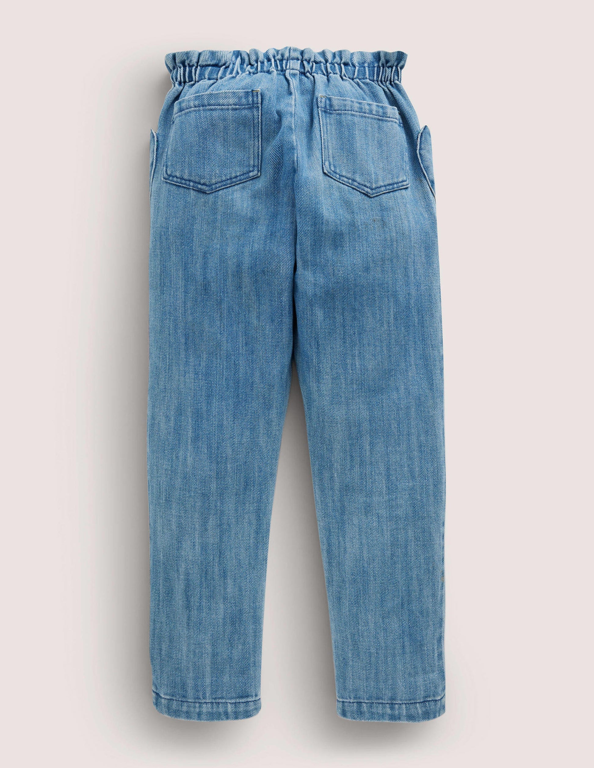 Pull-on Trousers-Mid Vintage Denim-3