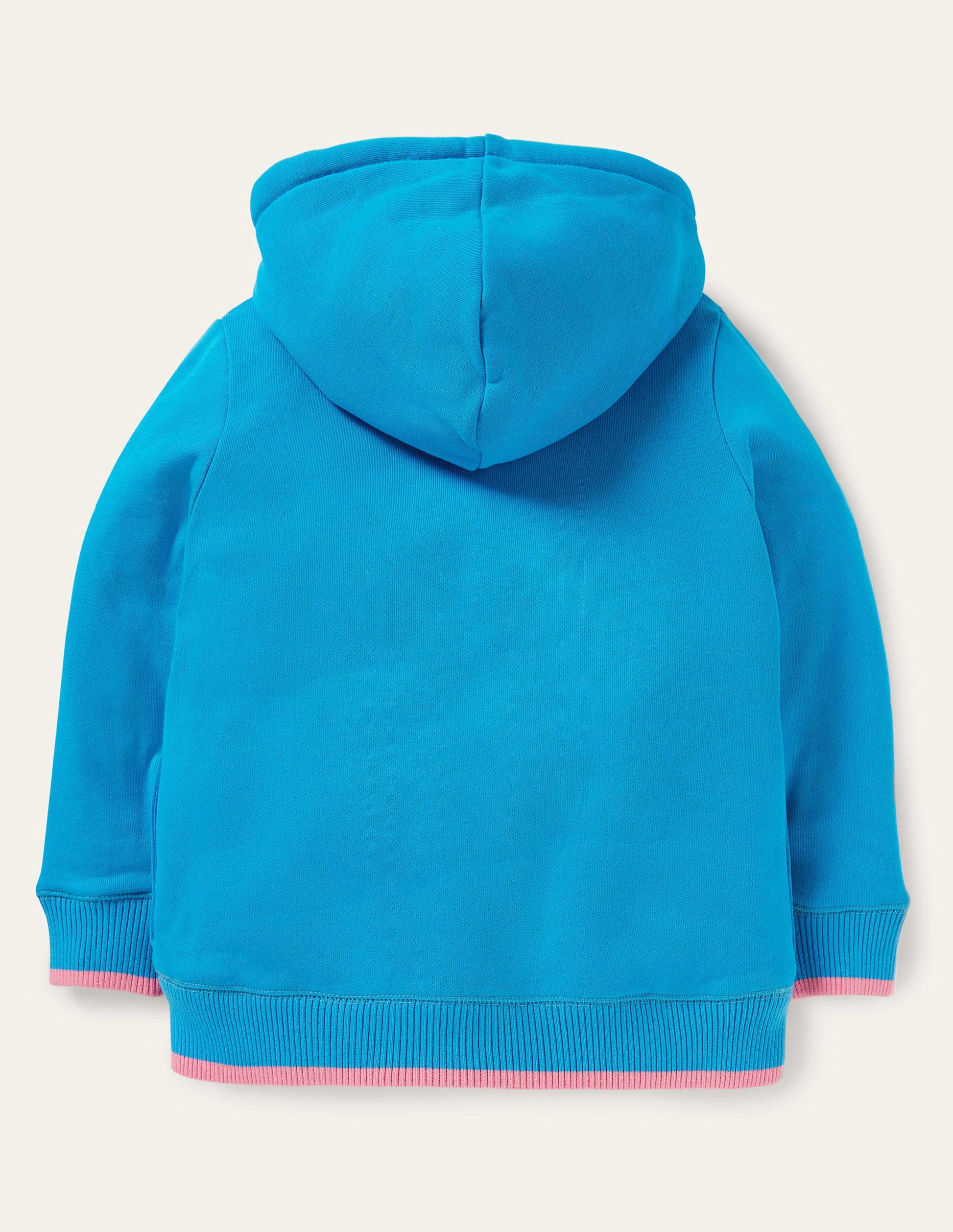 Fun Shaggy-lined Hoodie-Malibu Blue Rabbit-2