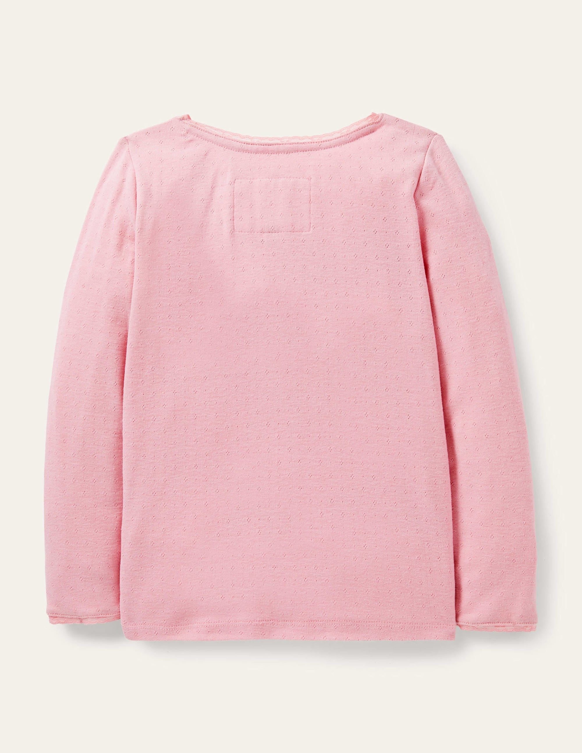 Supersoft Pointelle T-shirt-Formica Pink - Image 2
