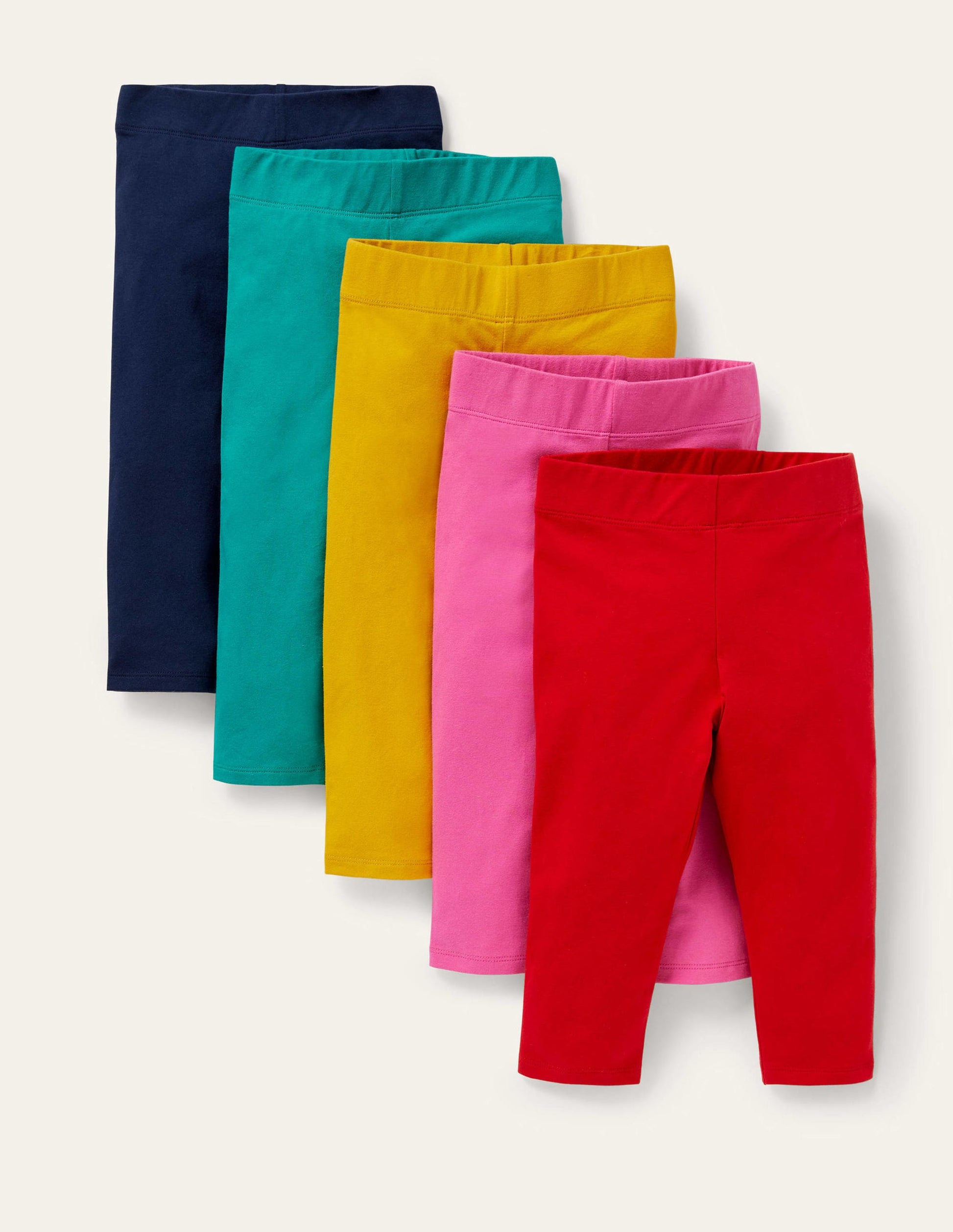 5-Pack Cropped Leggings-Multi Rainbow-1