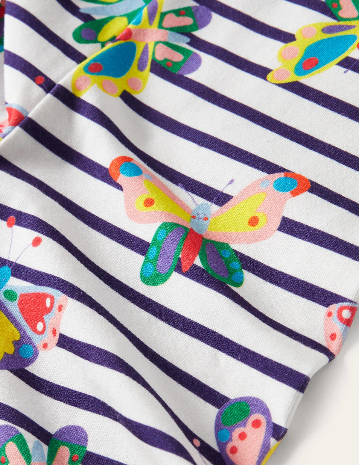 Fun Leggings-Multi Butterfly Stripe - Image 3