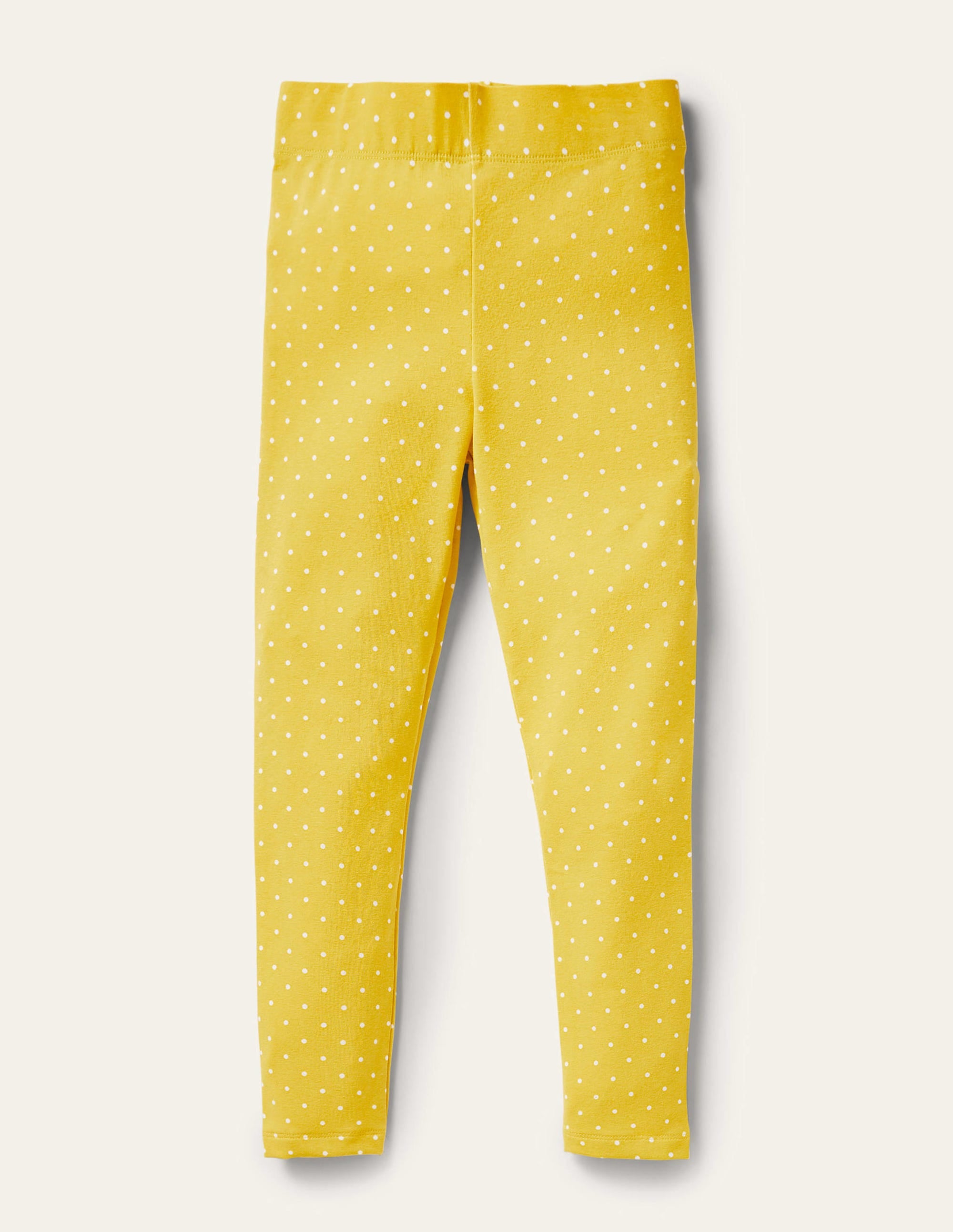 Fun Leggings-Sweetcorn Yellow Pin Spot - Image 1