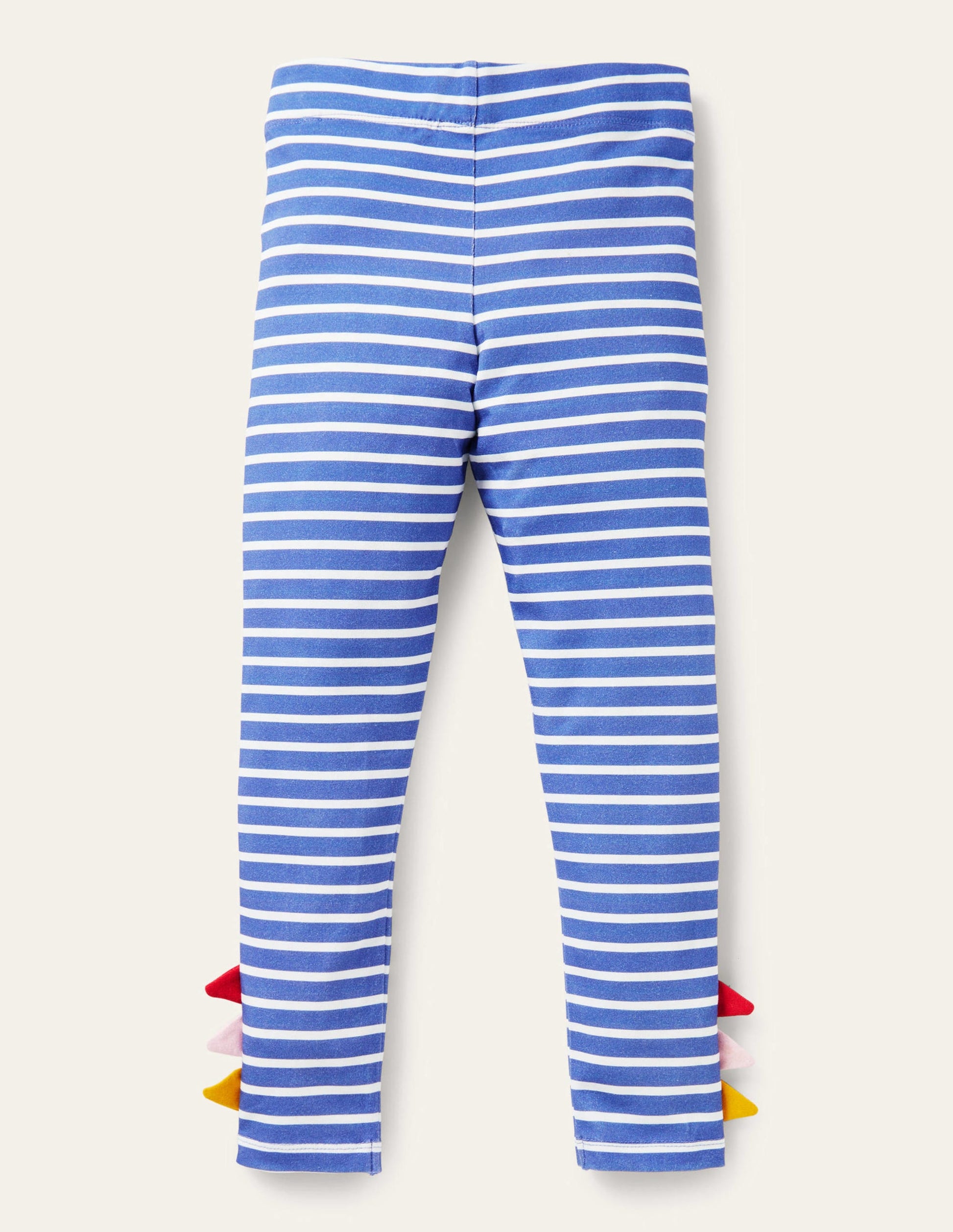 Fun Appliqué Leggings-Bright Marina/Ivory Dinosaur-2