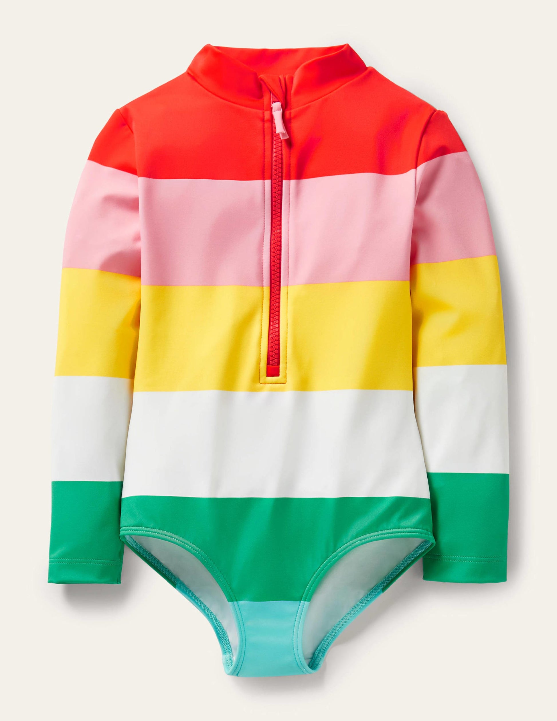 Long-sleeved Swimsuit-Multi Rainbow-1