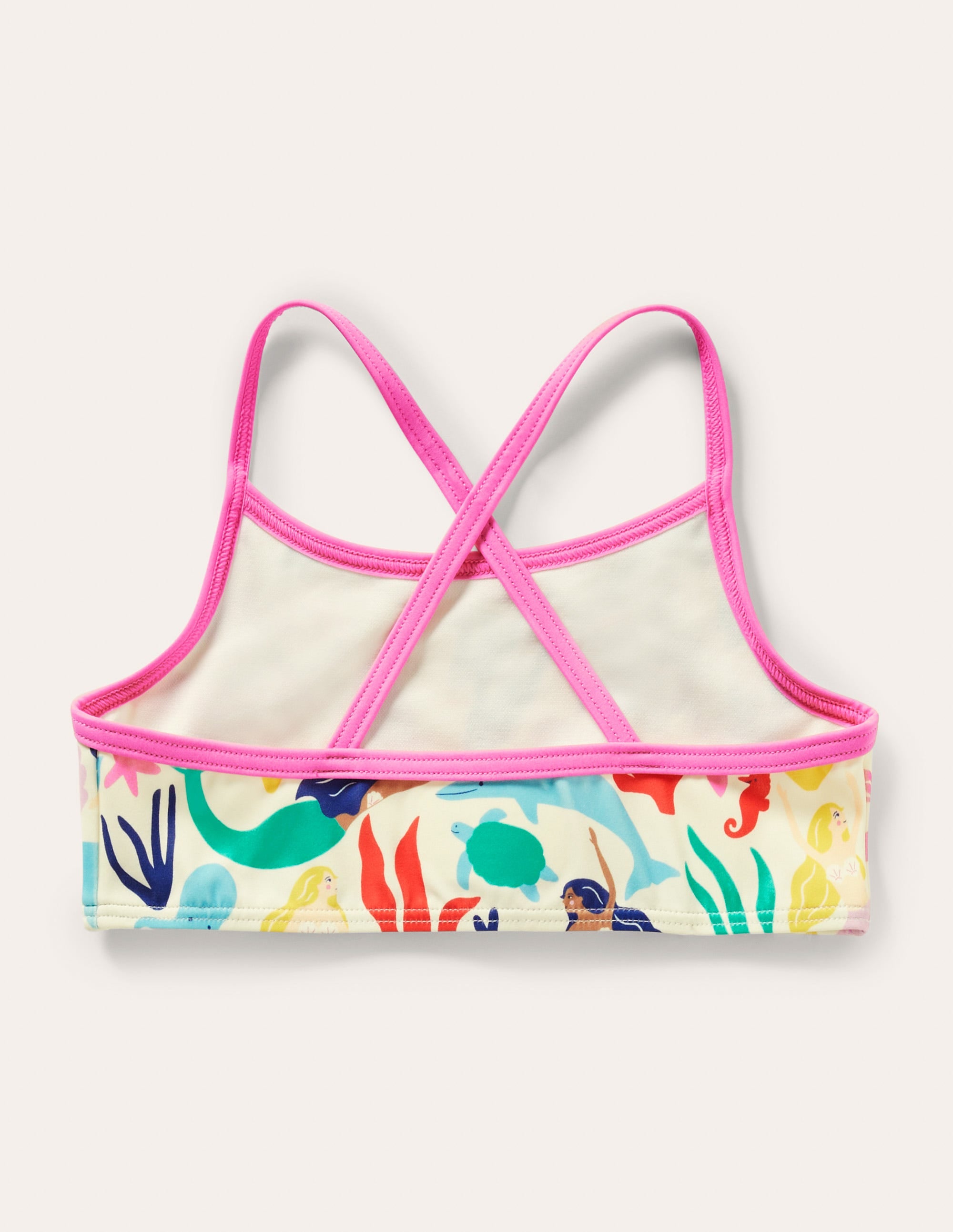 Patterned Bikini Top-Multi Mermaids - Image 2