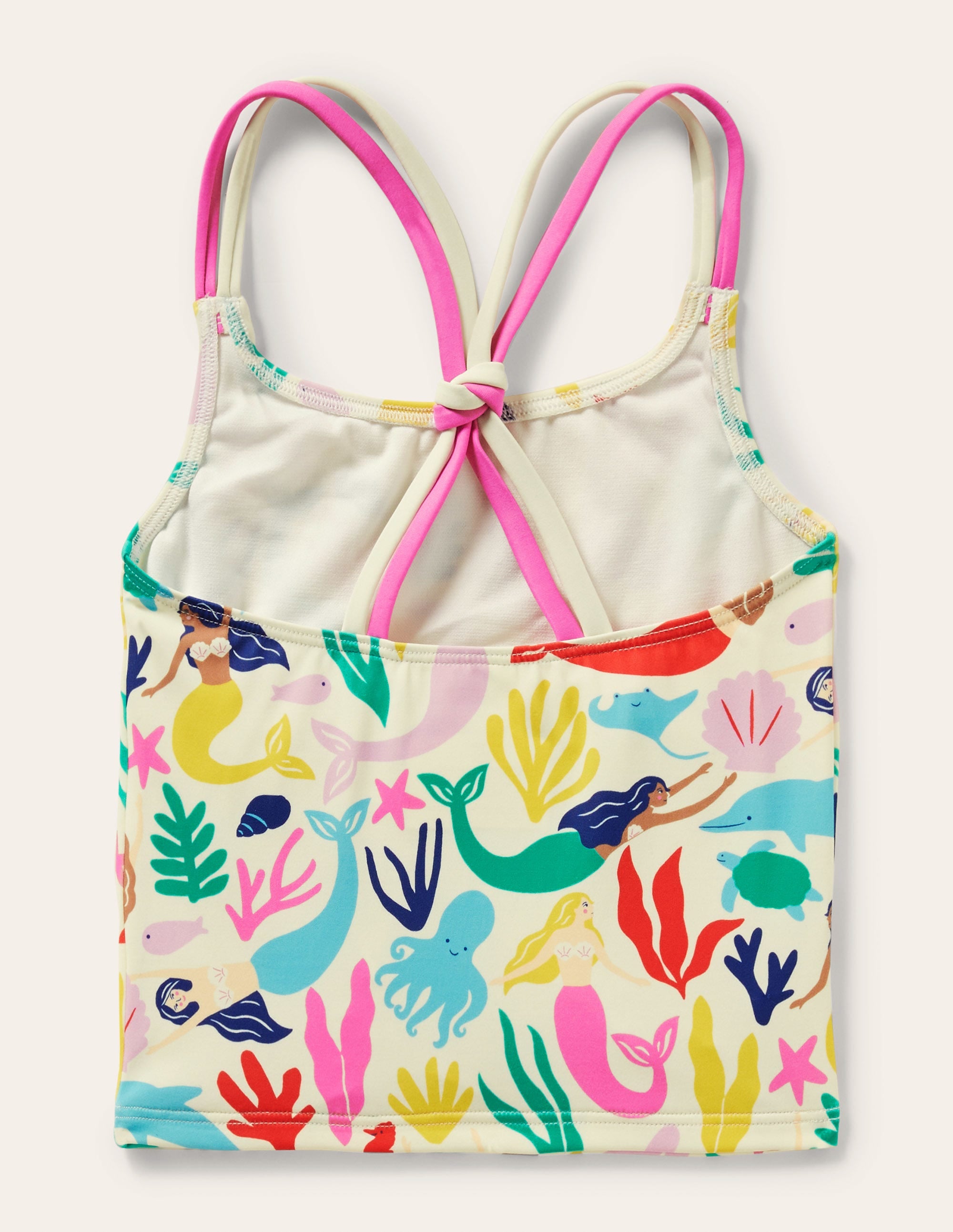 Patterned Tankini Top-Multi Mermaids - Image 2