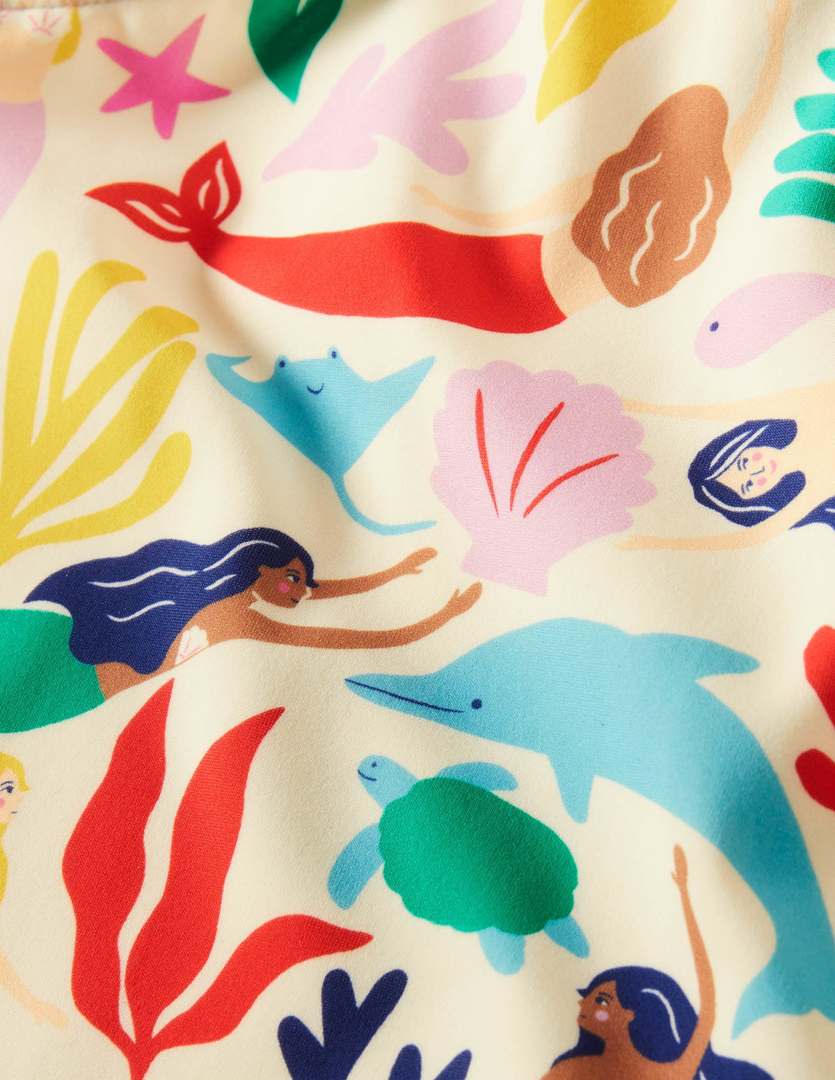 Patterned Tankini Top-Multi Mermaids - Image 3
