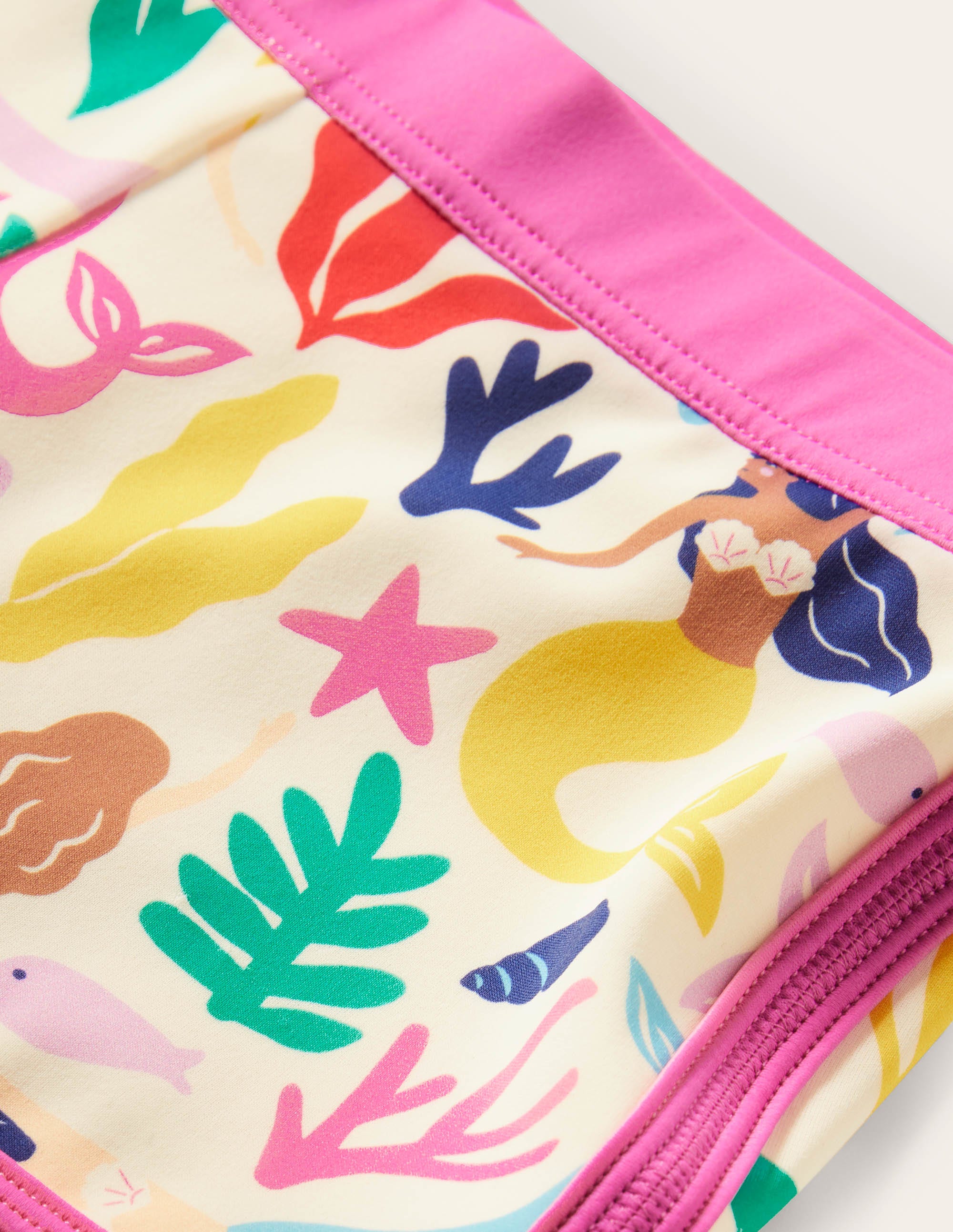 Patterned Swim Shorts-Multi Mermaids - Image 3