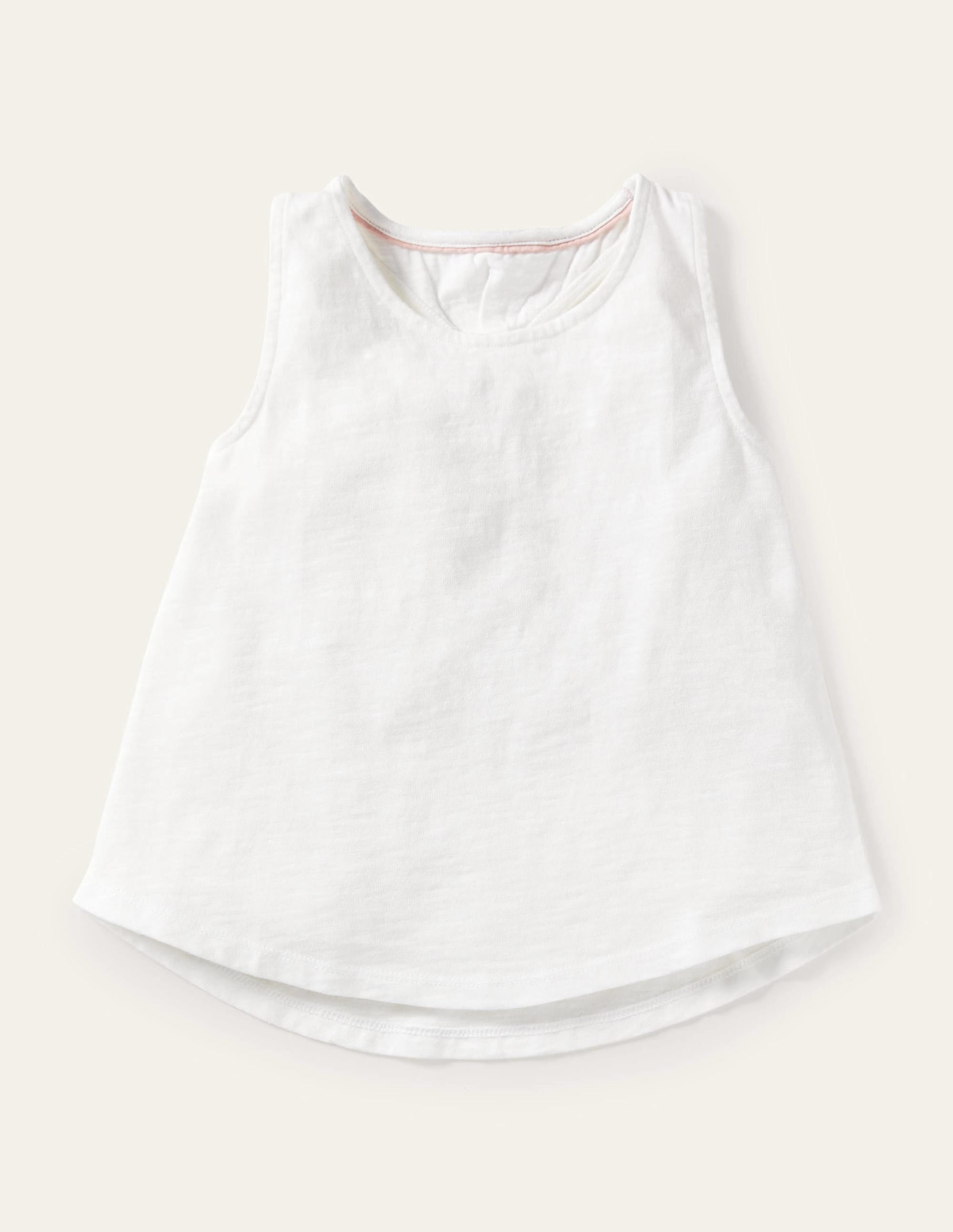 Knot Back Racer Vest-White - Image 1