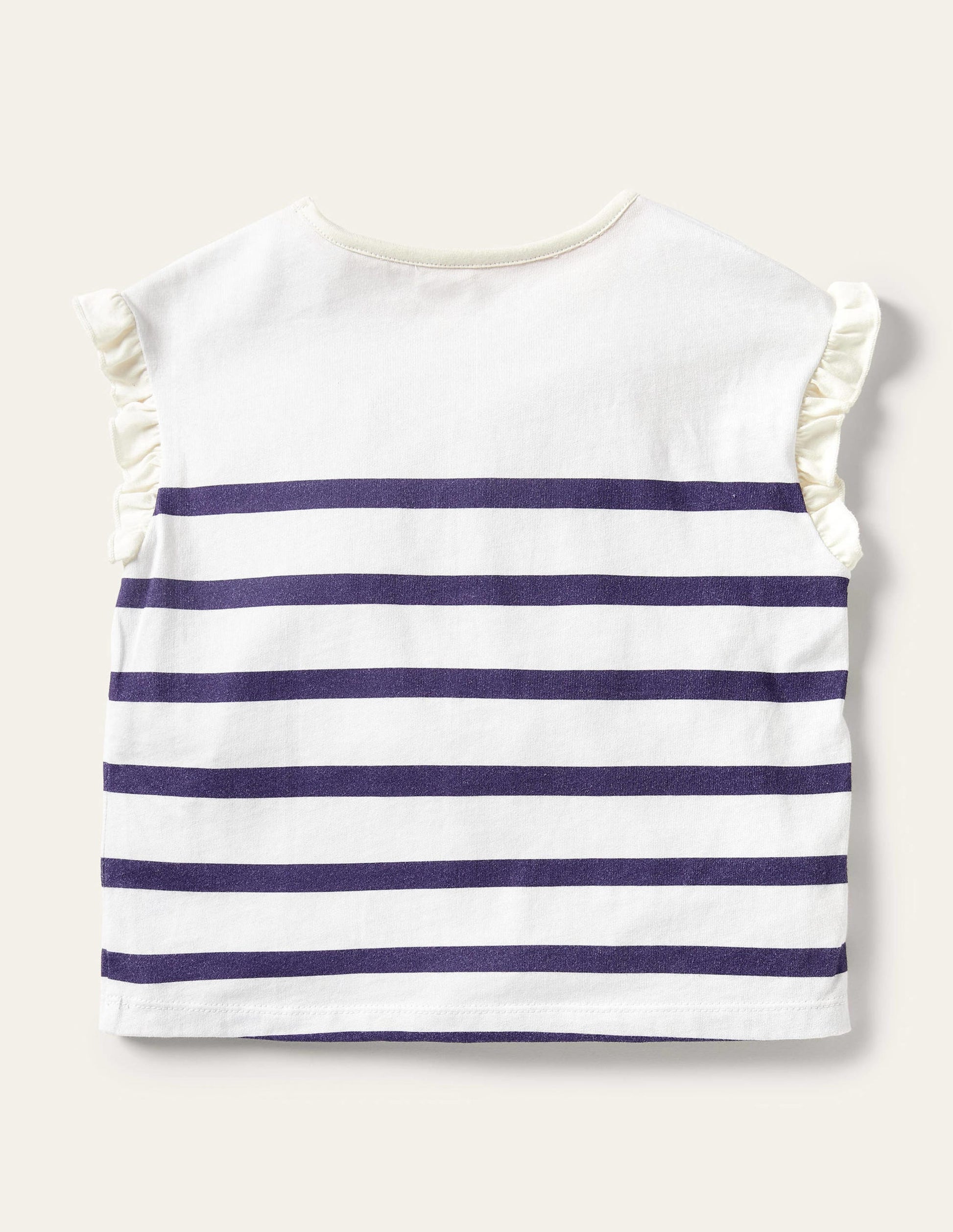 Faye Jersey Top-Starboard Navy/ Ivory-2