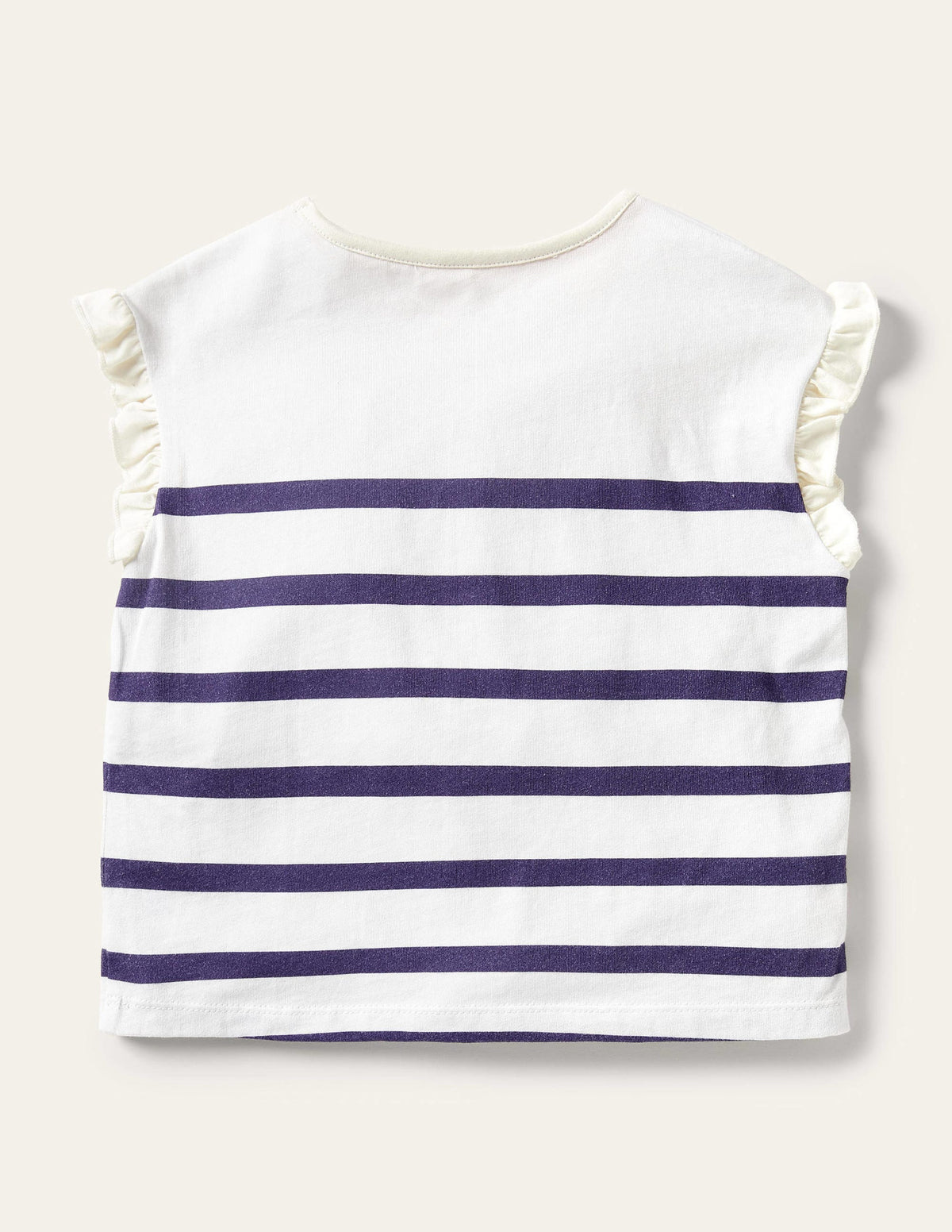 Faye Jersey Top-Starboard Navy/ Ivory - Image 2