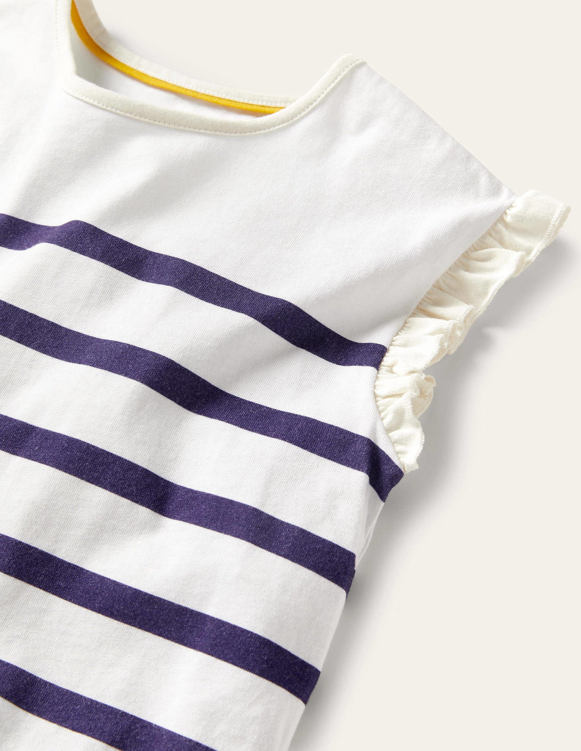 Faye Jersey Top-Starboard Navy/ Ivory-3