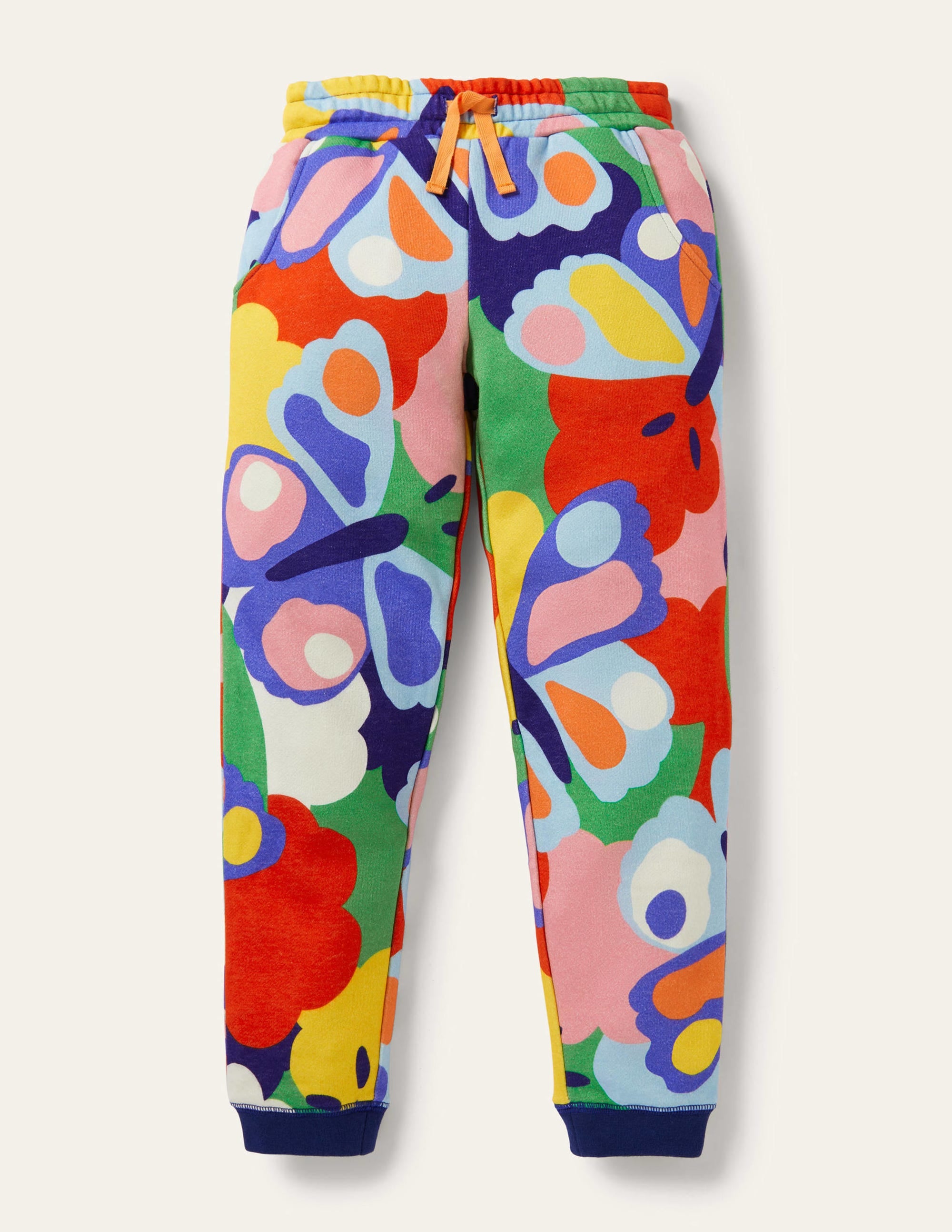 Printed Joggers-Multi Bonkers Butterfly - Image 1