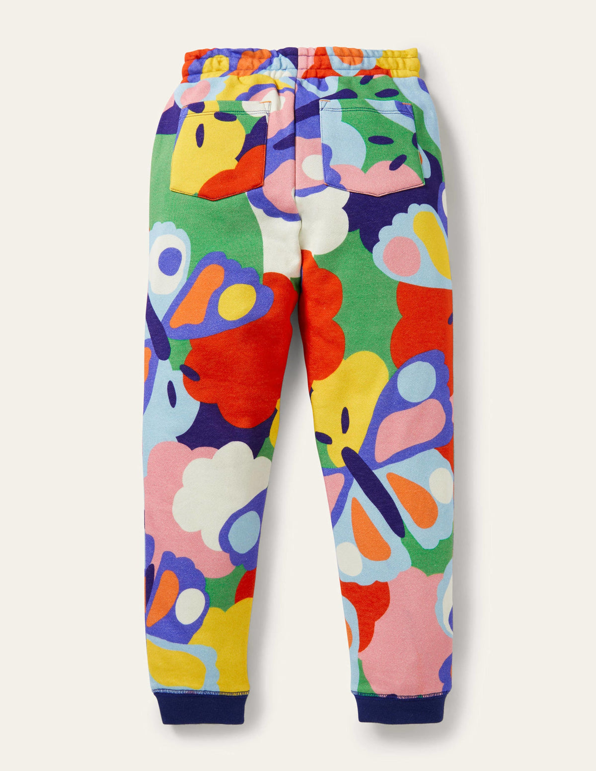 Printed Joggers-Multi Bonkers Butterfly - Image 2